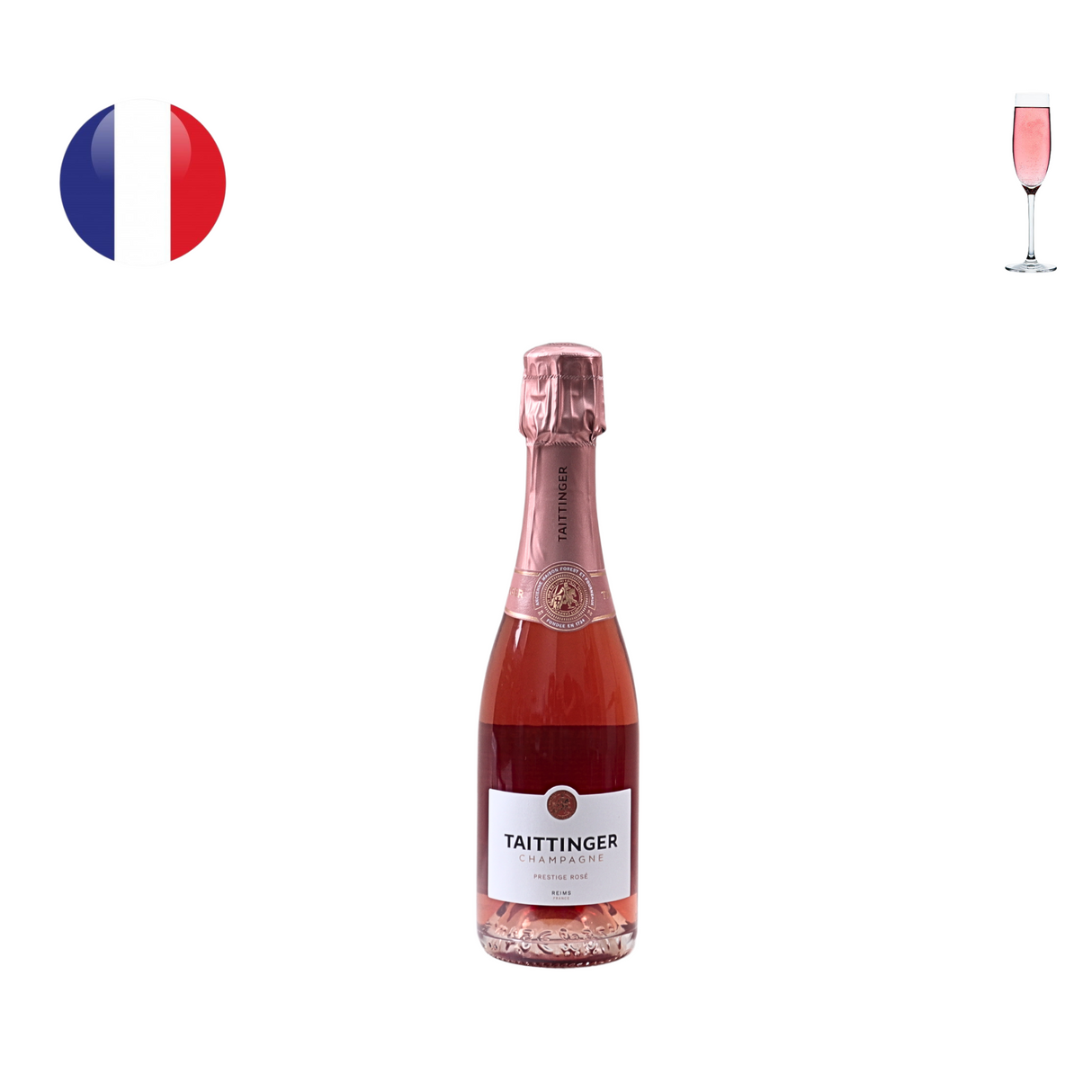 Taittinger Prestige Rose Brut N.V., 375ml