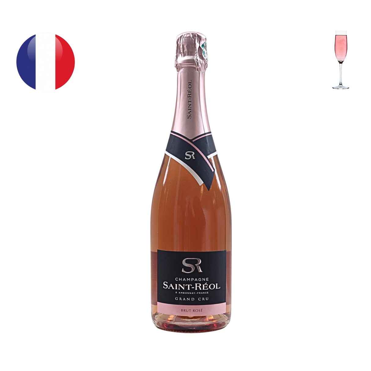 Saint Reol Rose Grand Cru Brut N.V.
