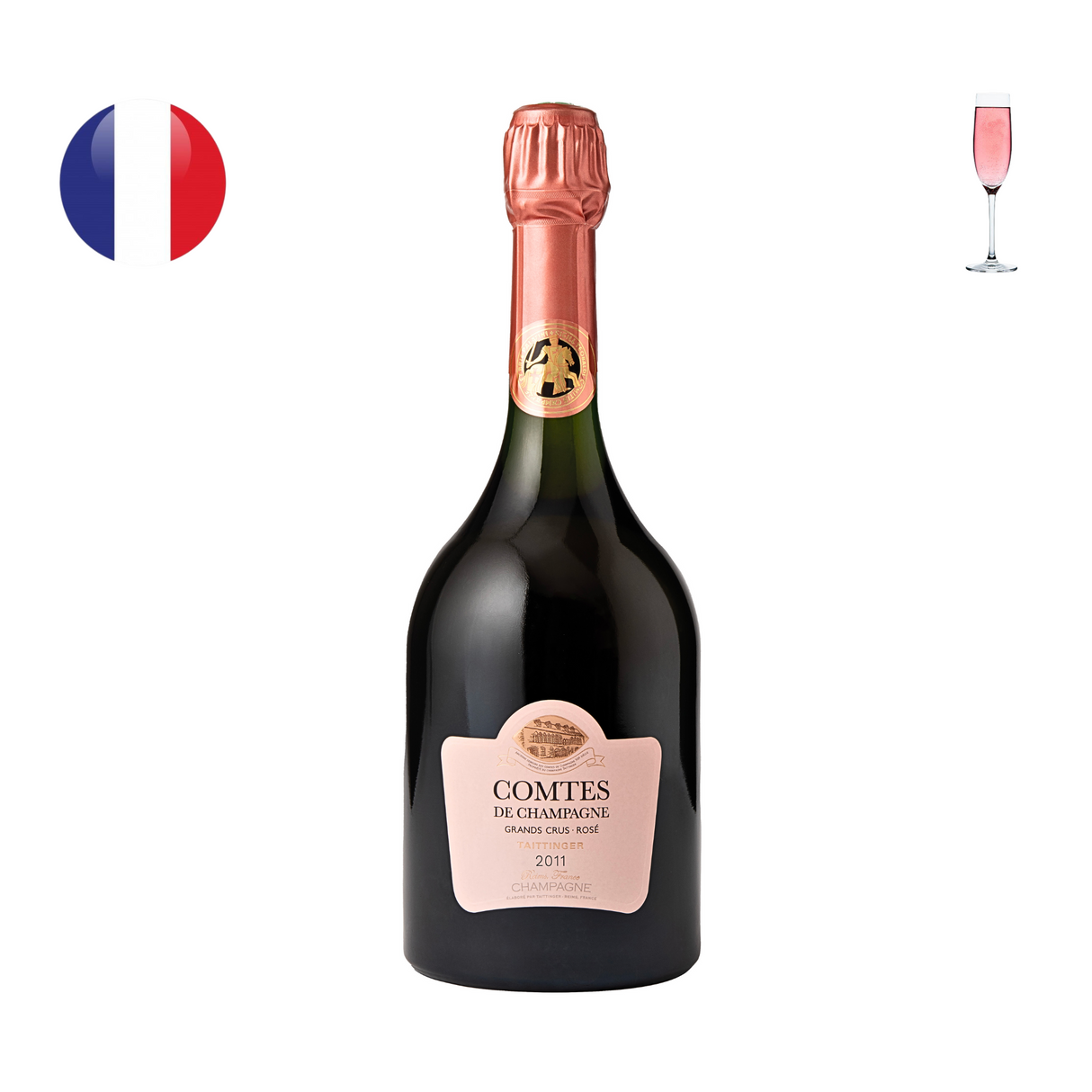 Taittinger Comtes de Champagne Rose Brut 2011