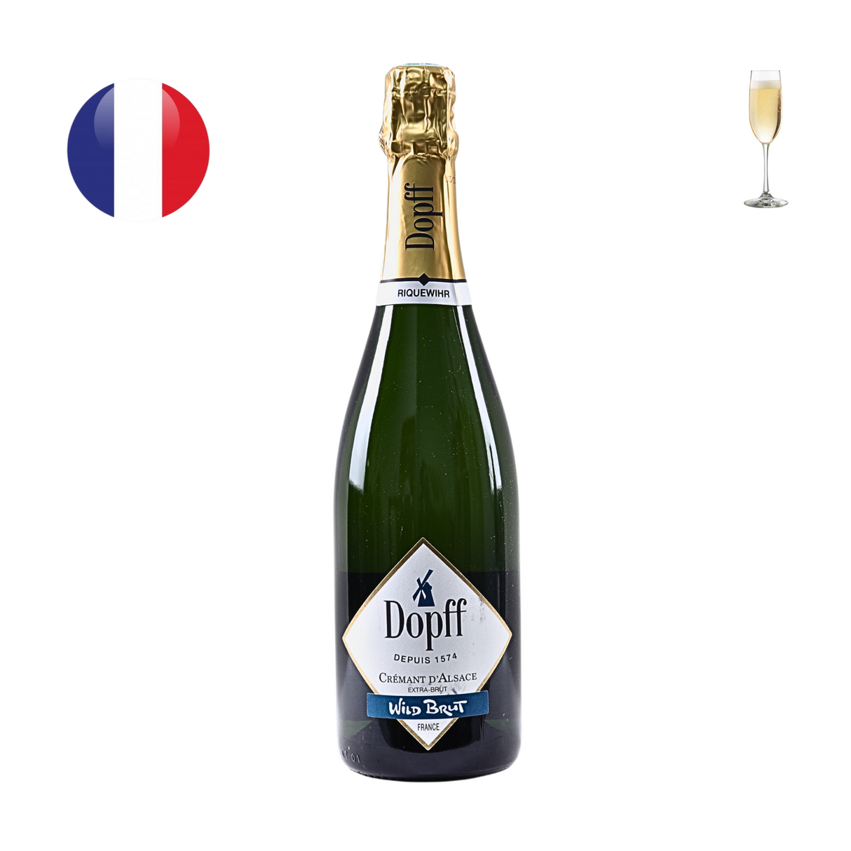 Dopff au Moulin Cremant d'Alsace Wild Brut 2016