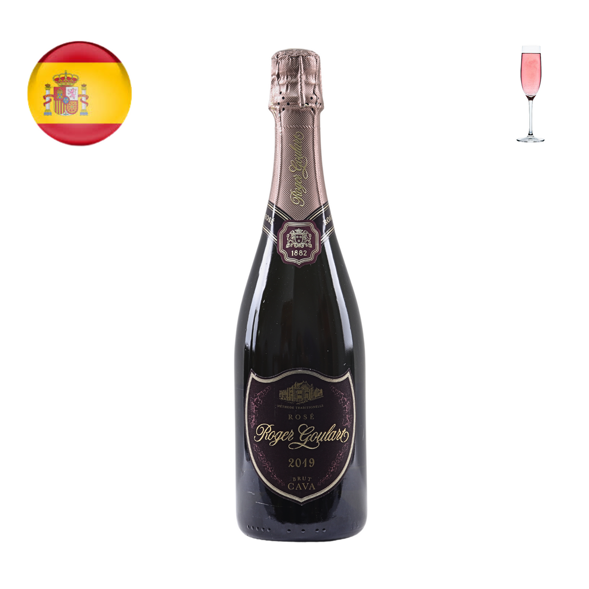 Roger Goulart Cava Rose Brut 2019