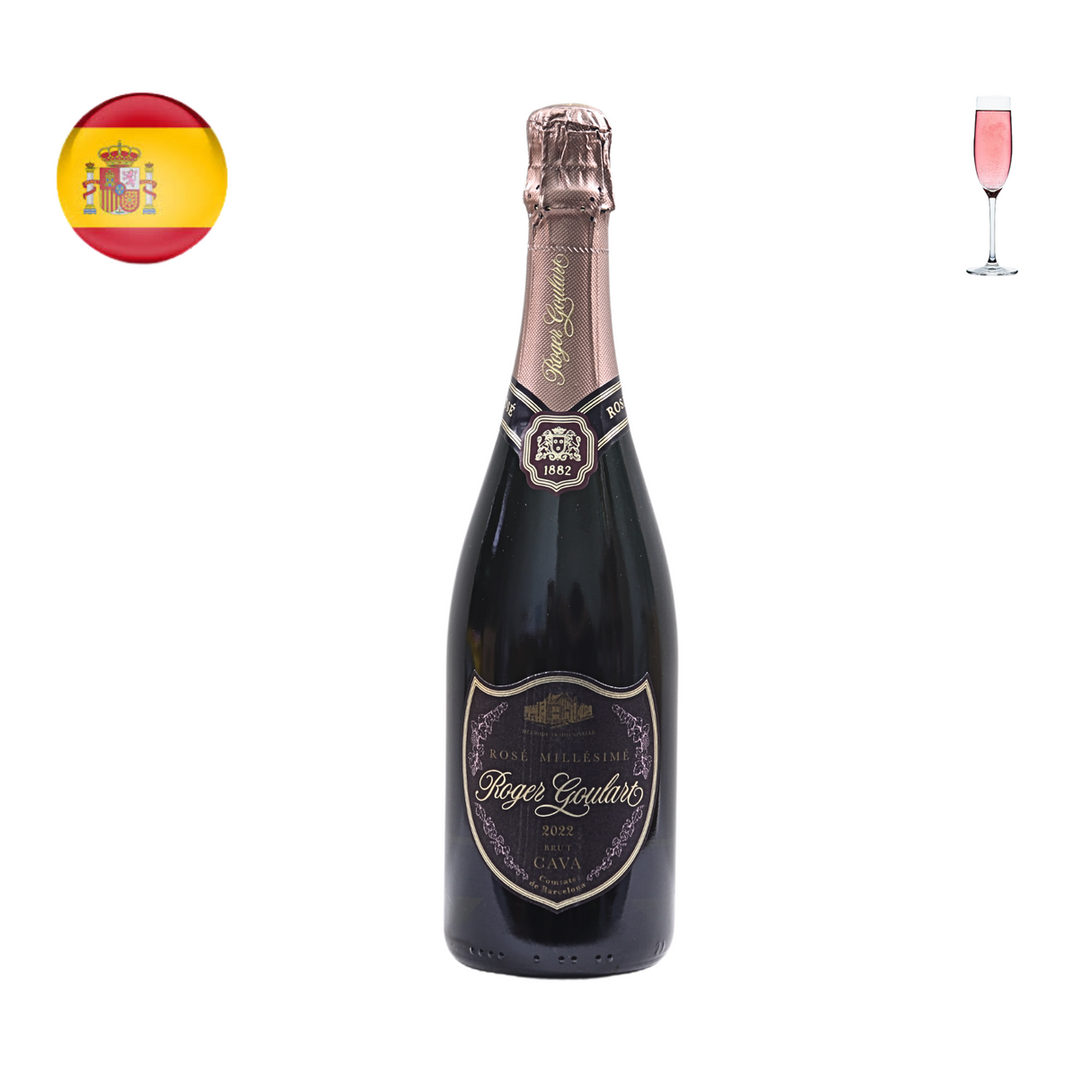 Roger Goulart Cava Rose Brut 2022