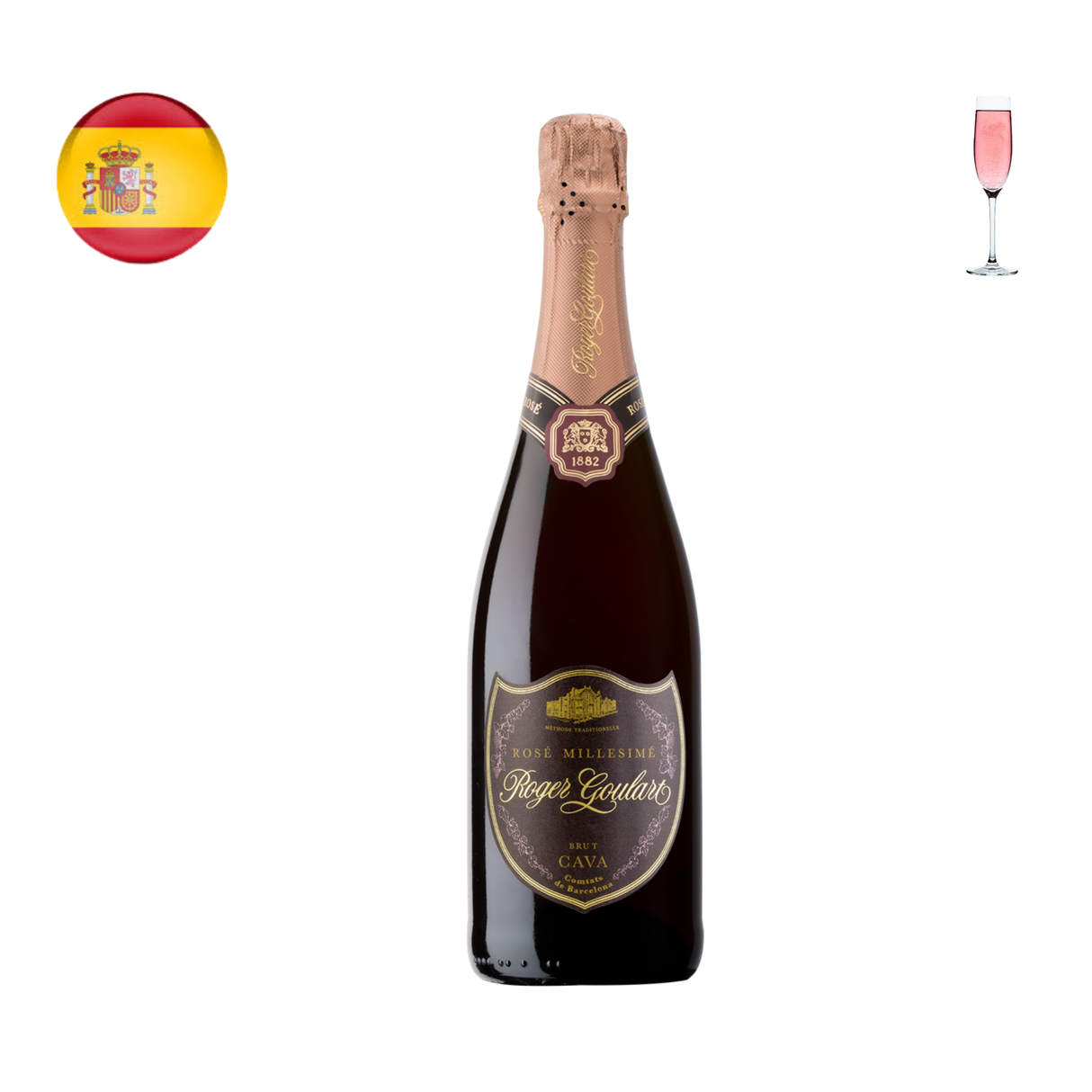 Roger Goulart Cava Rose Brut 2023