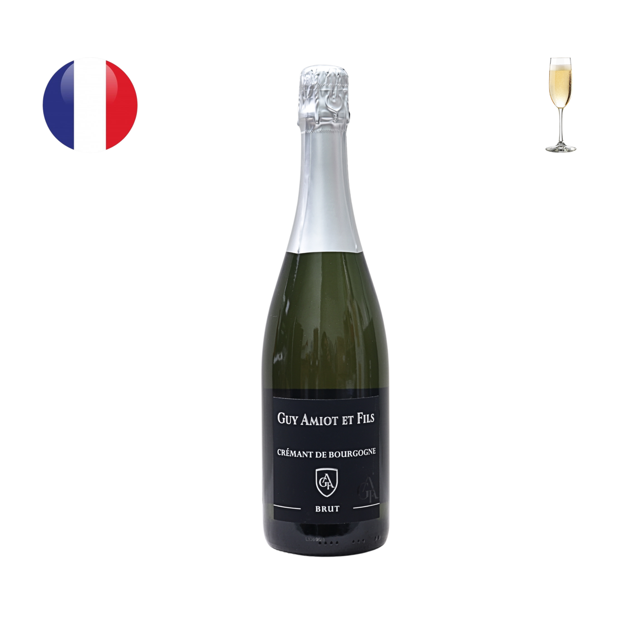 Domaine Guy Amiot Cremant de Bourgogne Brut N.V., 750ml