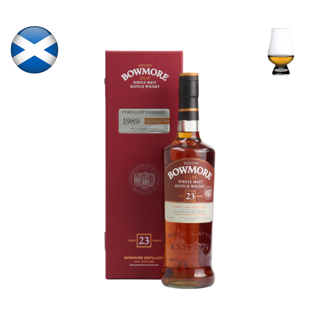 Bowmore 1989, Port Cask Matured 23 Year Old