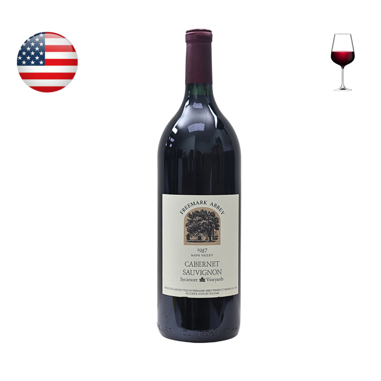 Freemark Abbey "Sycamore Vineyard" Cabernet Sauvignon 1987