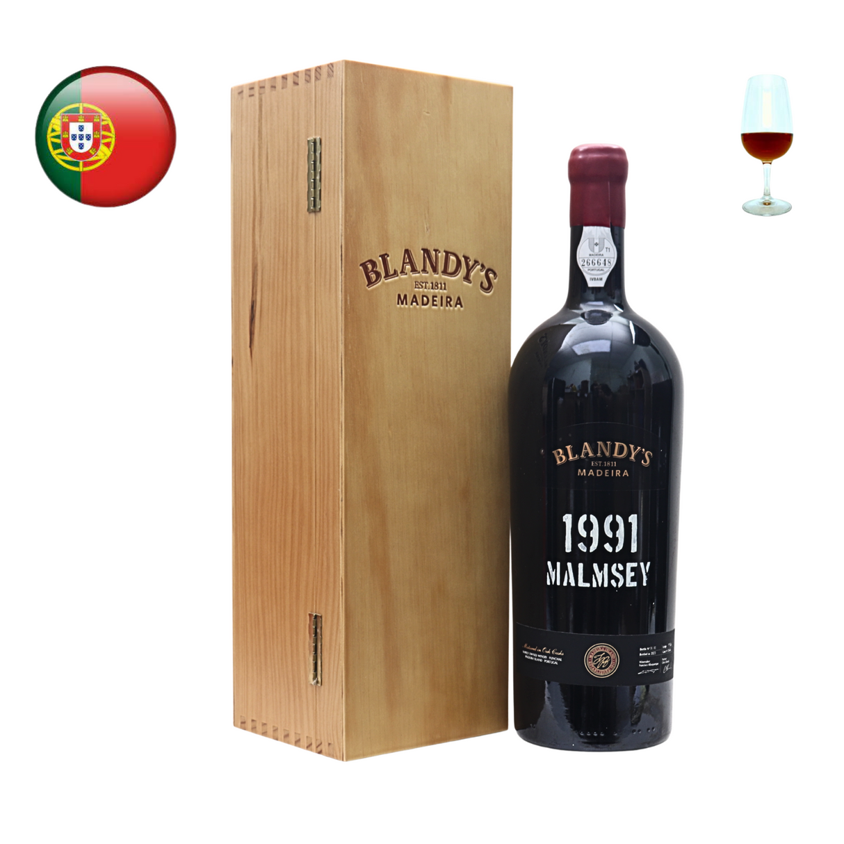 Blandy's Malmsey Vintage Madeira 1991