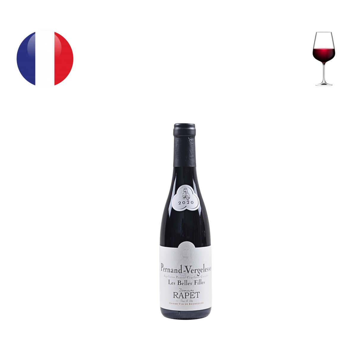 Domaine Rapet Pernand Vergelesses Rouge "Les Belles Filles" 2020