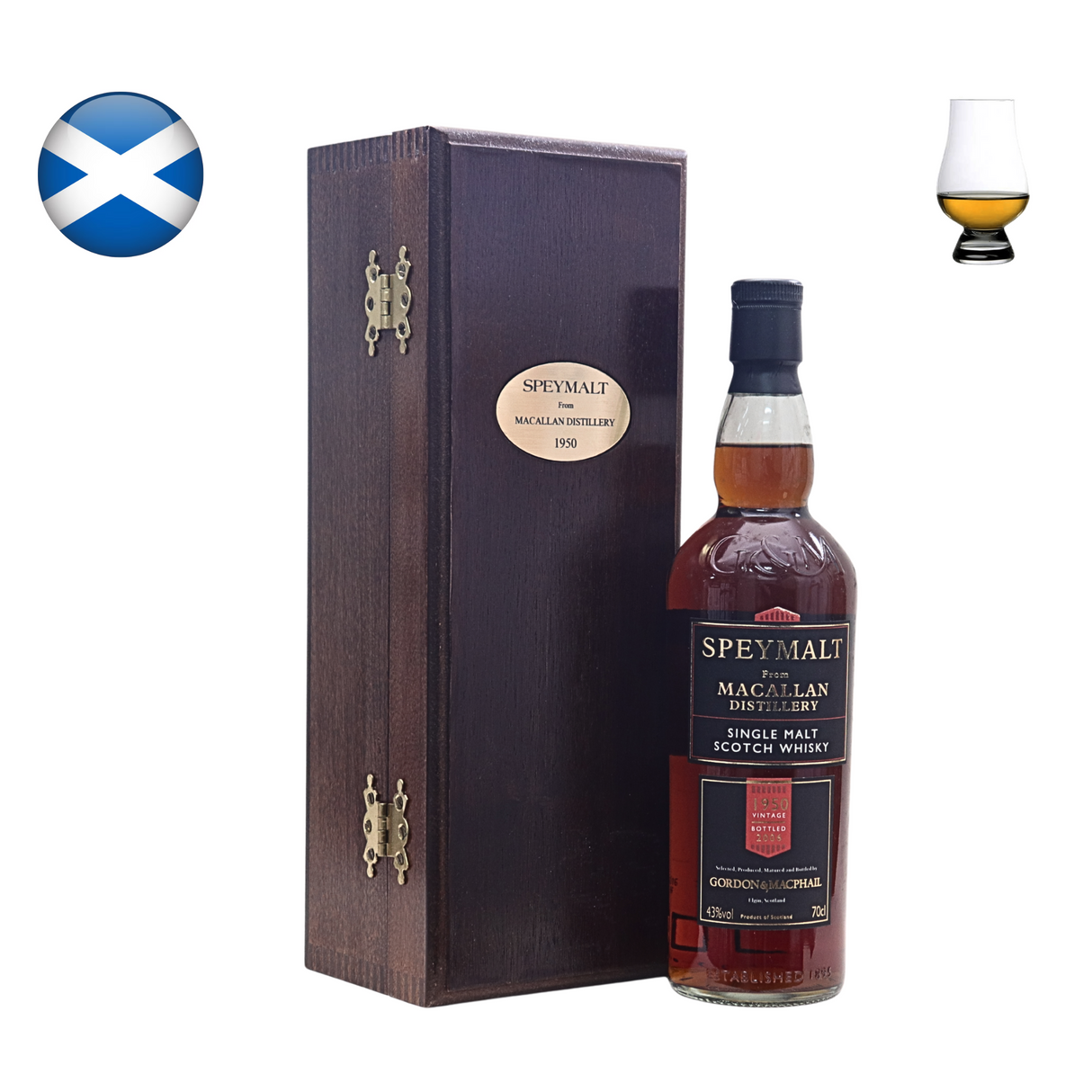 Macallan 1950, "Speymalt" (2006 release) G&M