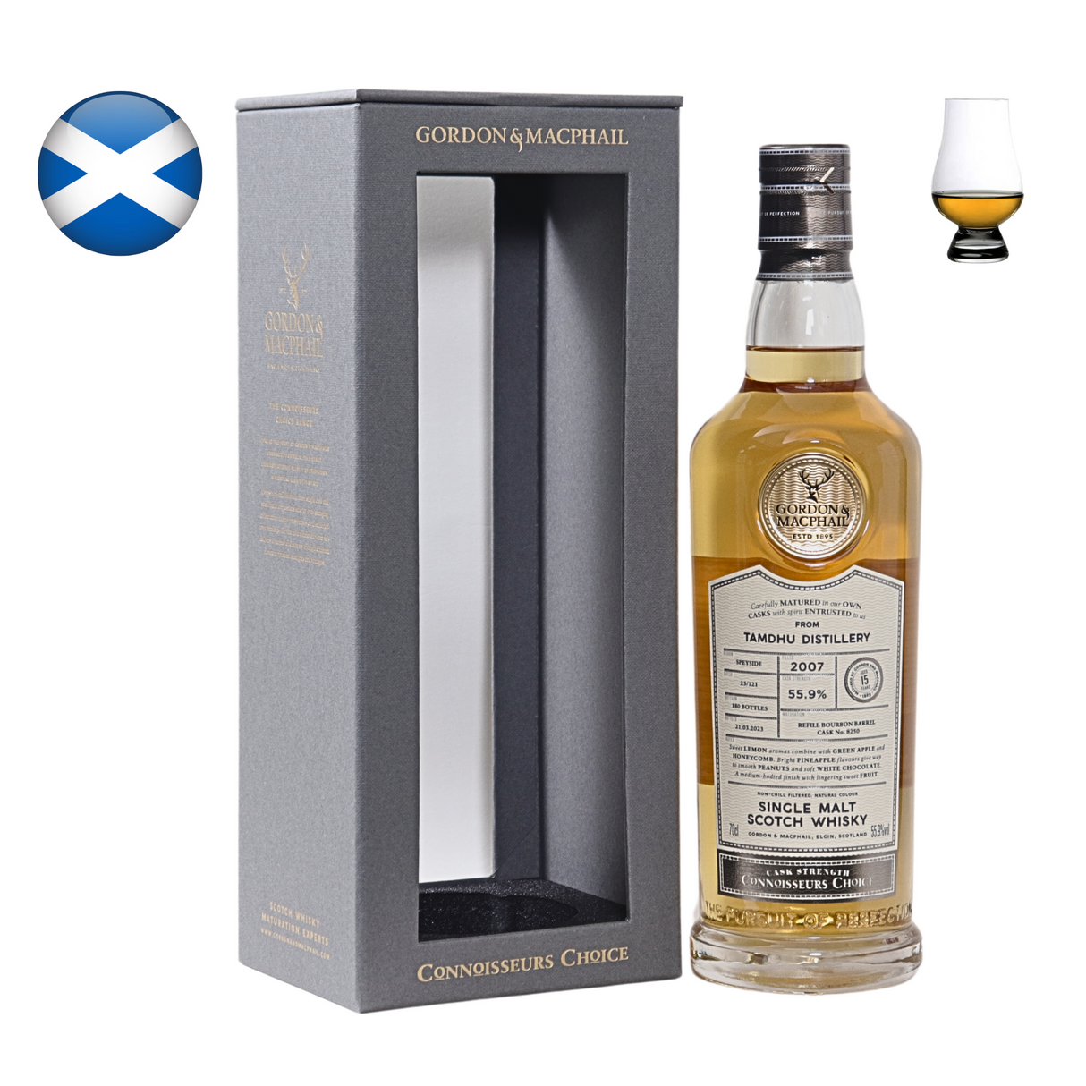 Tamdhu 2007, 15 Year Old "Connoisseurs Choice" G&M