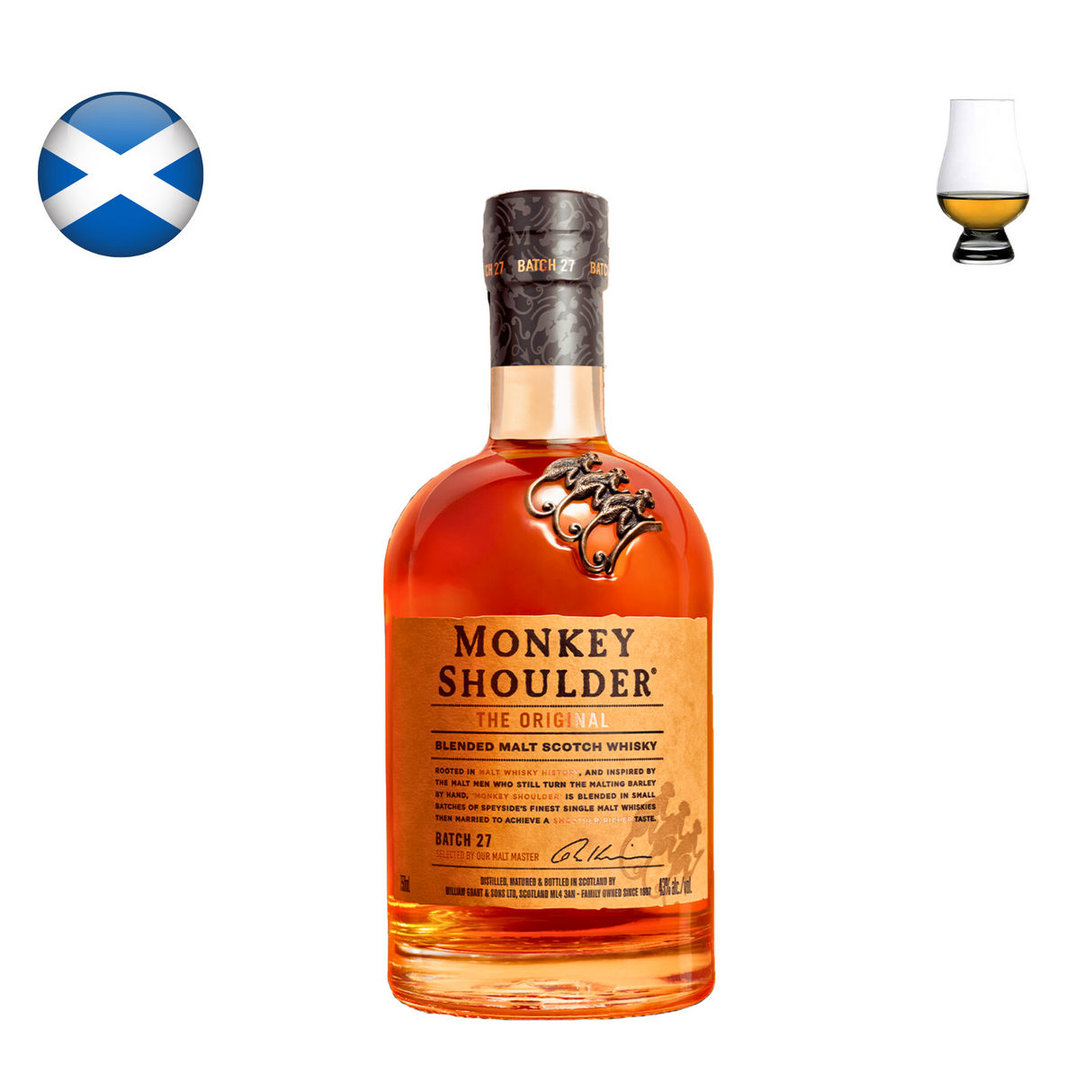 Monkey Shoulder Blended Malt Whisky