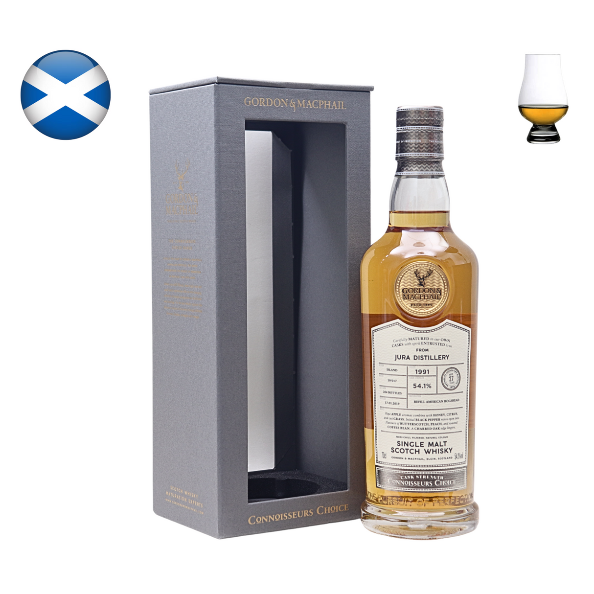 Jura 1991, Cask Strength, G&M "Connoisseurs Choice"