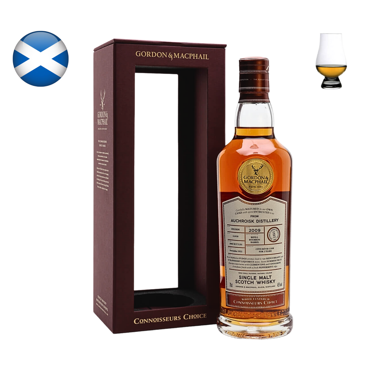 Auchroisk 2009, 13 Year Old "Connoisseurs Choice" G&M