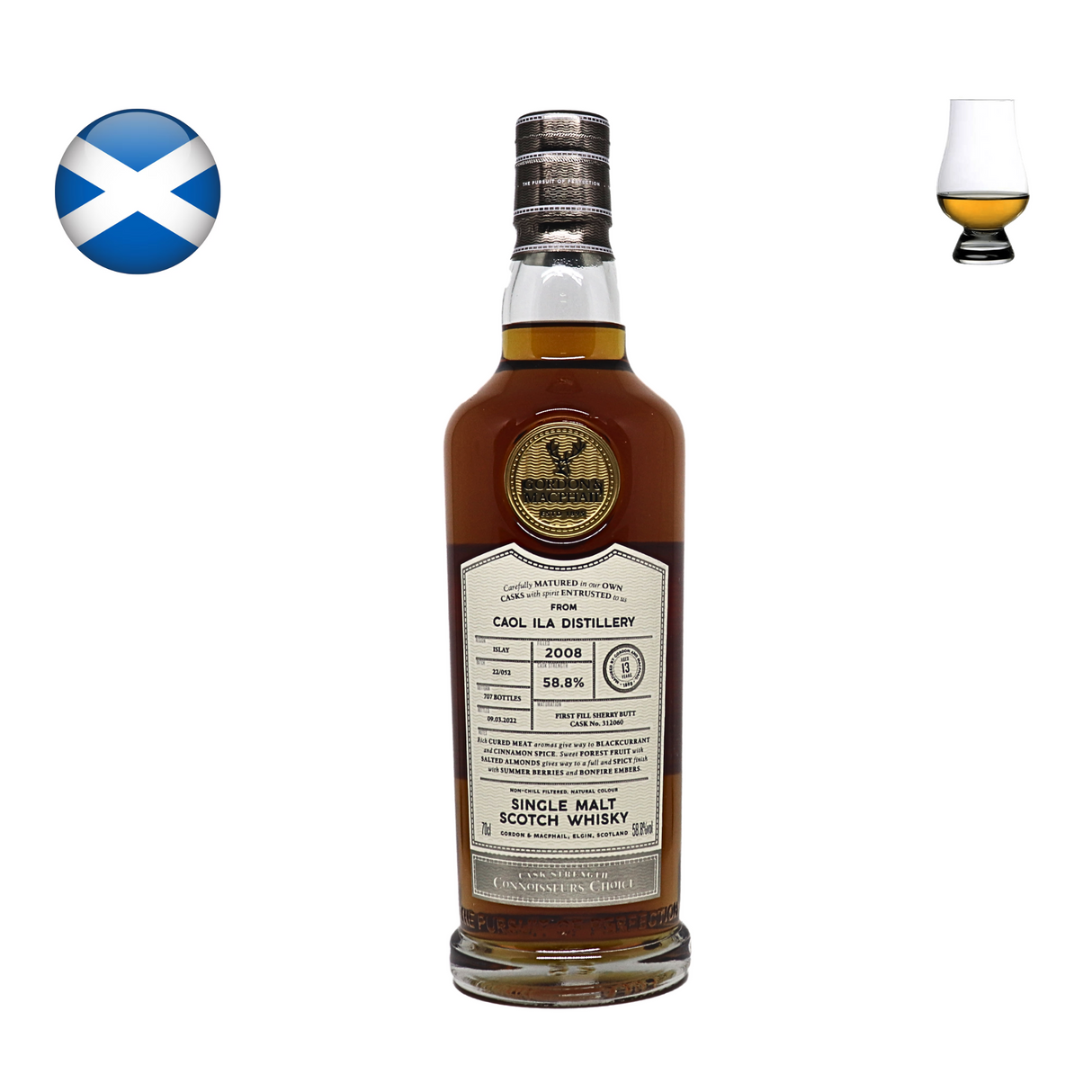Caol Ila 2008, 13 Year Old "Connoisseurs Choice" G&M