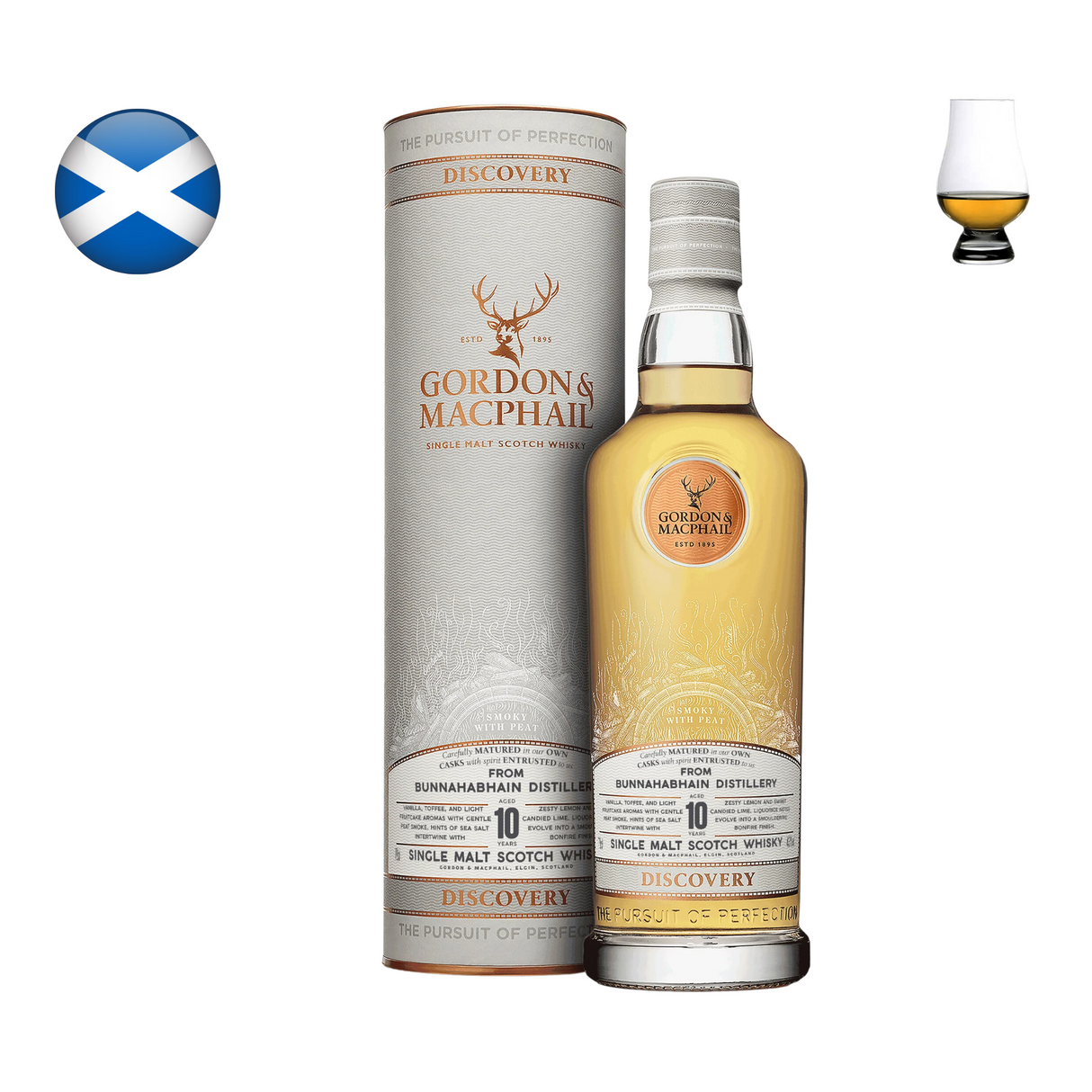 Bunnahabhain 10 Year Old, Heavily Peated "Discovery" G&M