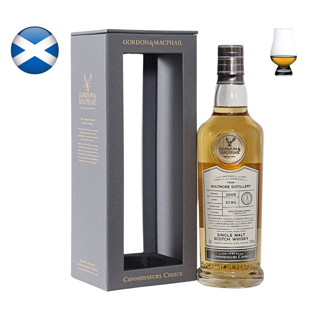Aultmore 2009, 12 Year Old "Connoisseurs Choice" G&M