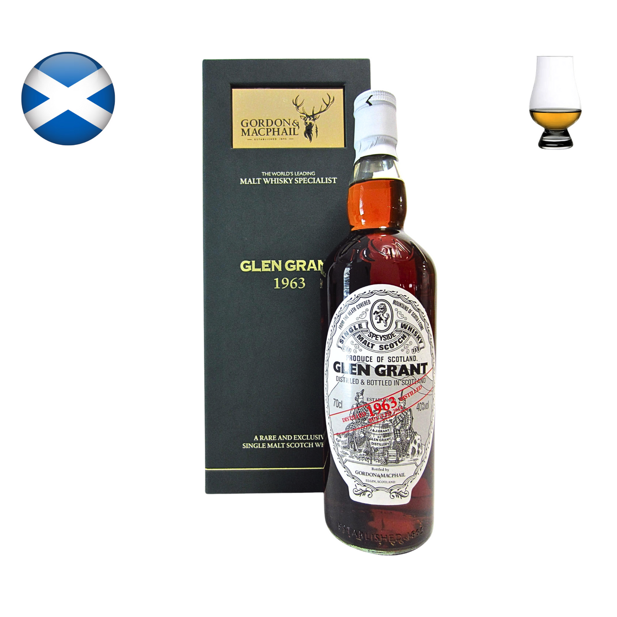 Gordon & MacPhail "Distillery Labels" Glen Grant 1963