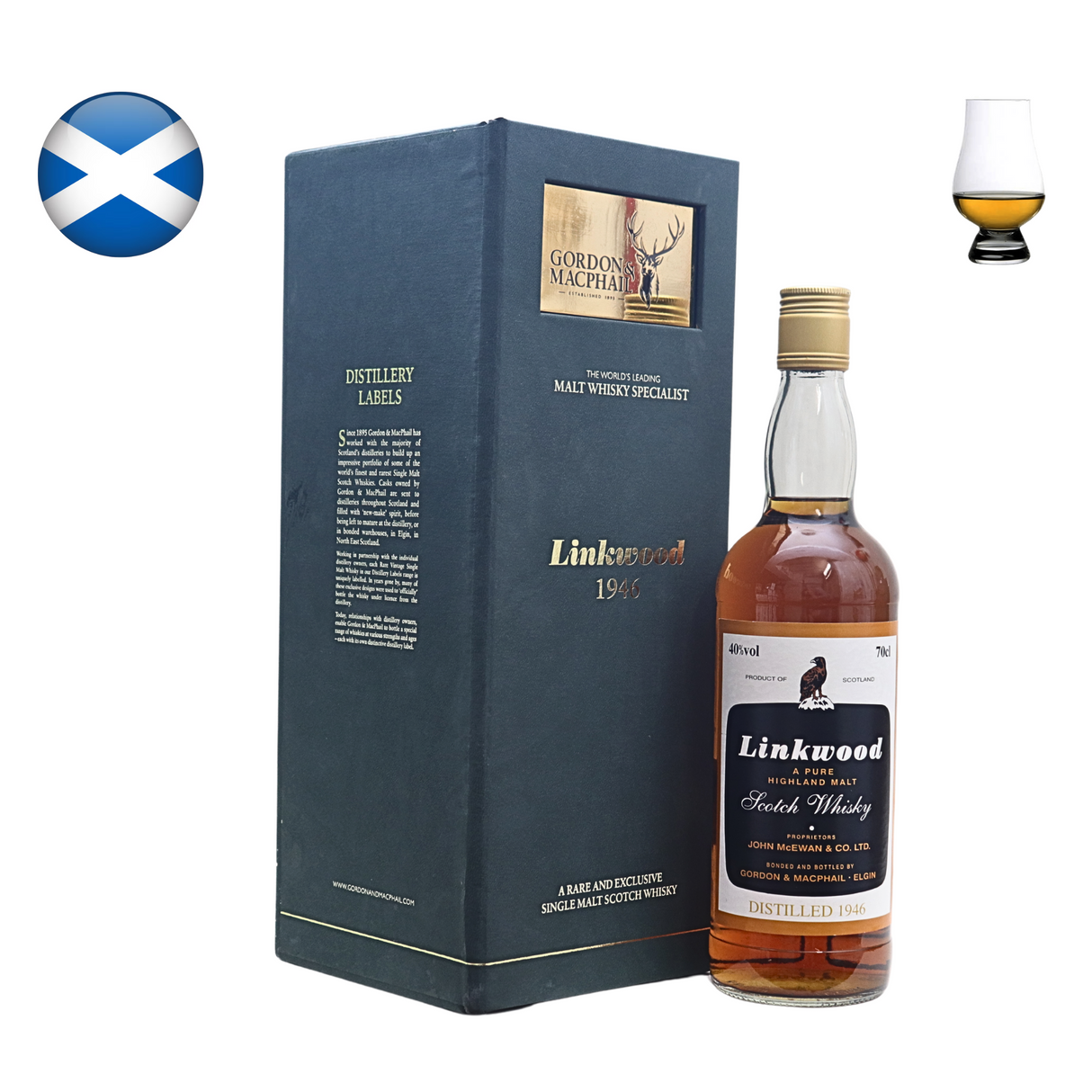 Linkwood 1946, G&M "Distillery Labels"
