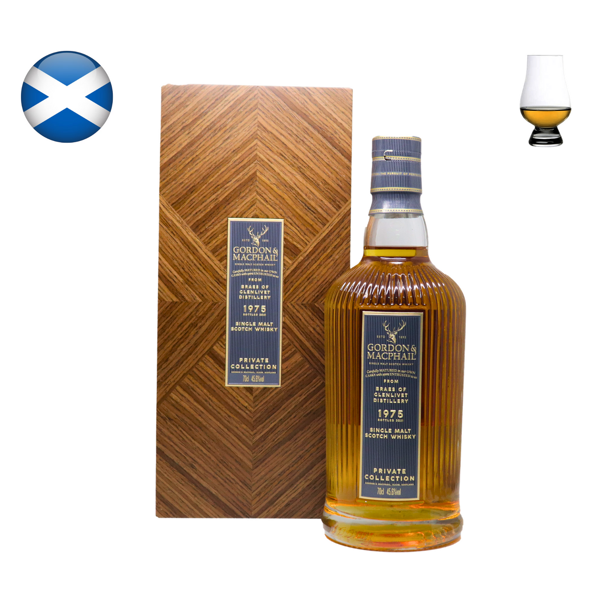 Gordon & MacPhail "Private Collection" Braes of Glenlivet 1975, 46 Year Old