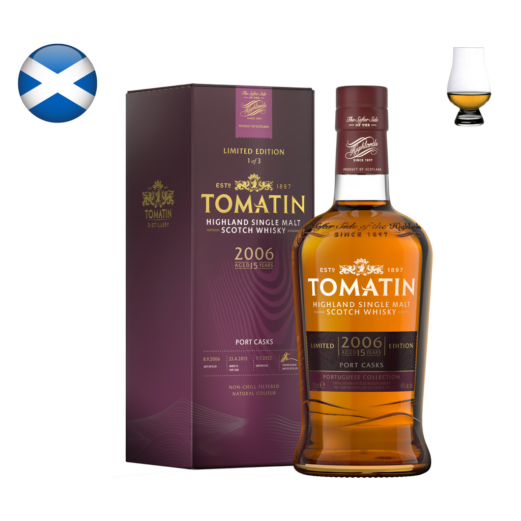 Tomatin 2006, "Portuguese Collection" Port Casks, 15 Year Old