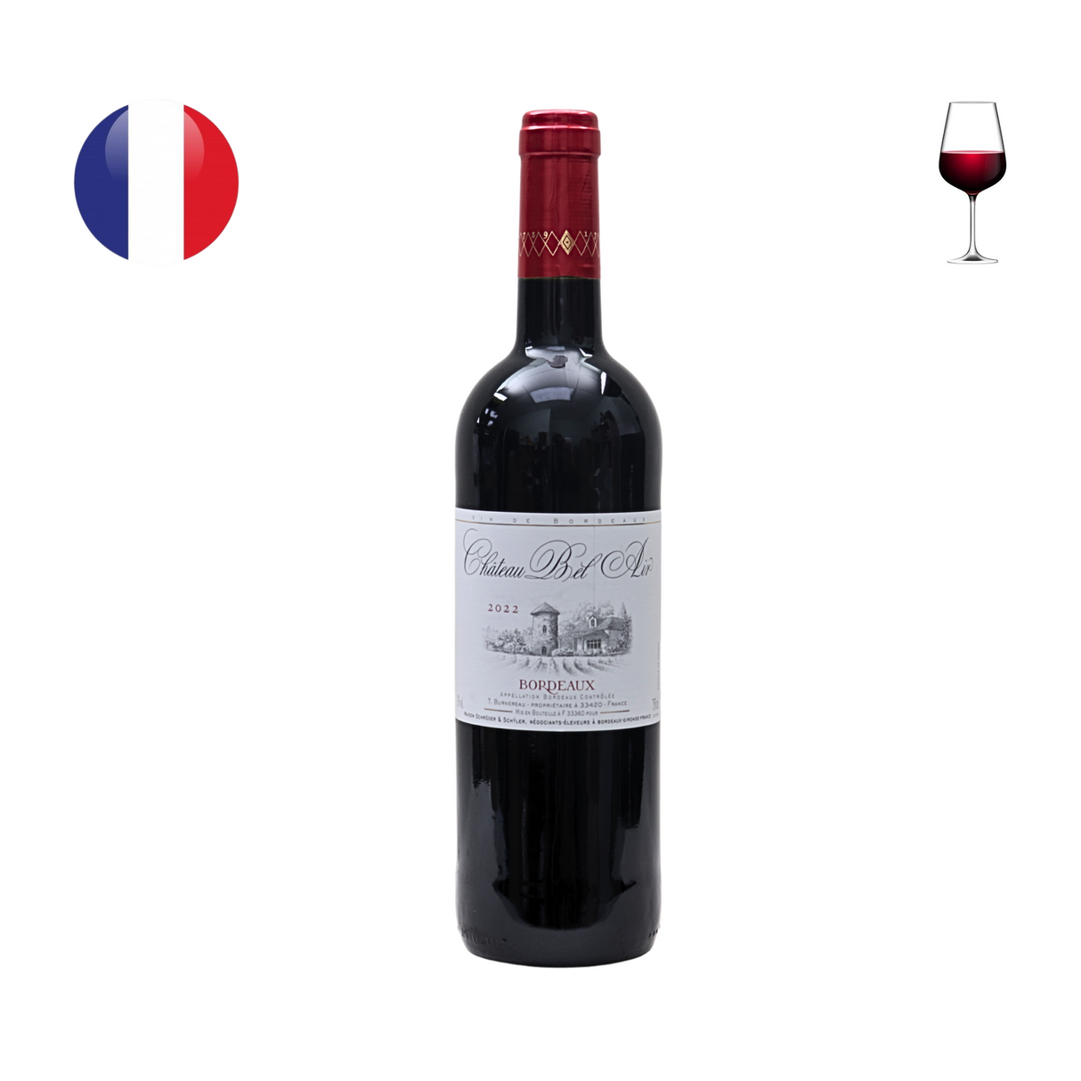 Chateau Bel Air 2022 Bordeaux AOC