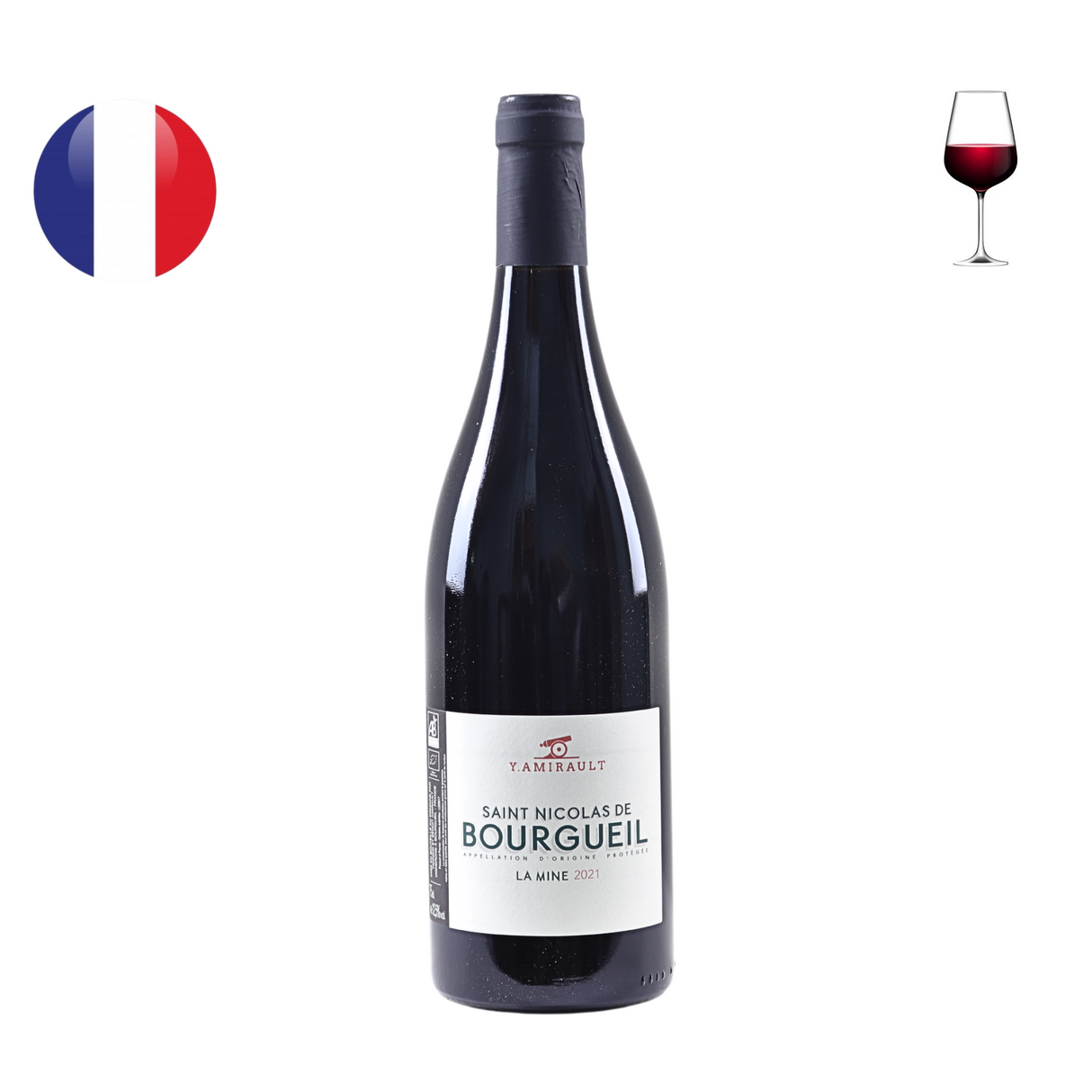 Yannick Amirault Saint Nicolas de Bourgeuil "La Mine" Rouge 2021