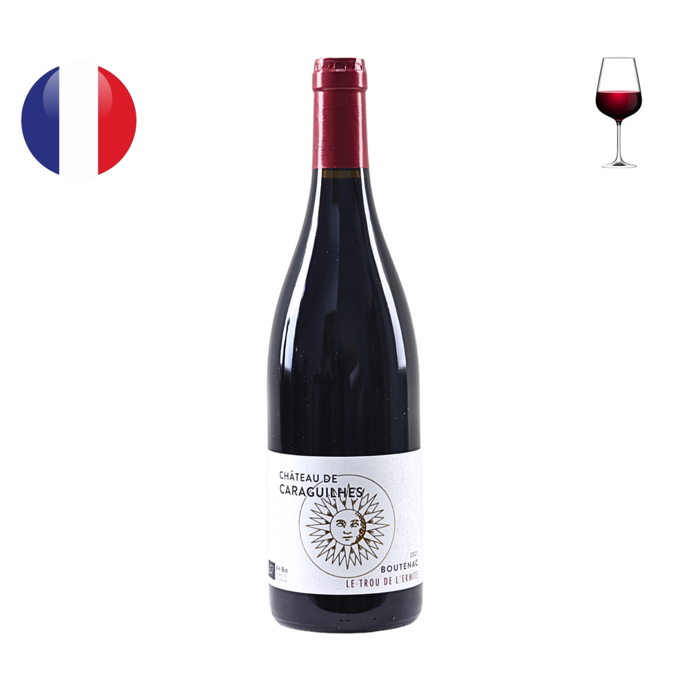 Chateau de Caraguilhes "Le Trou de l'Ermite" Corbieres Boutenac Rouge 2021