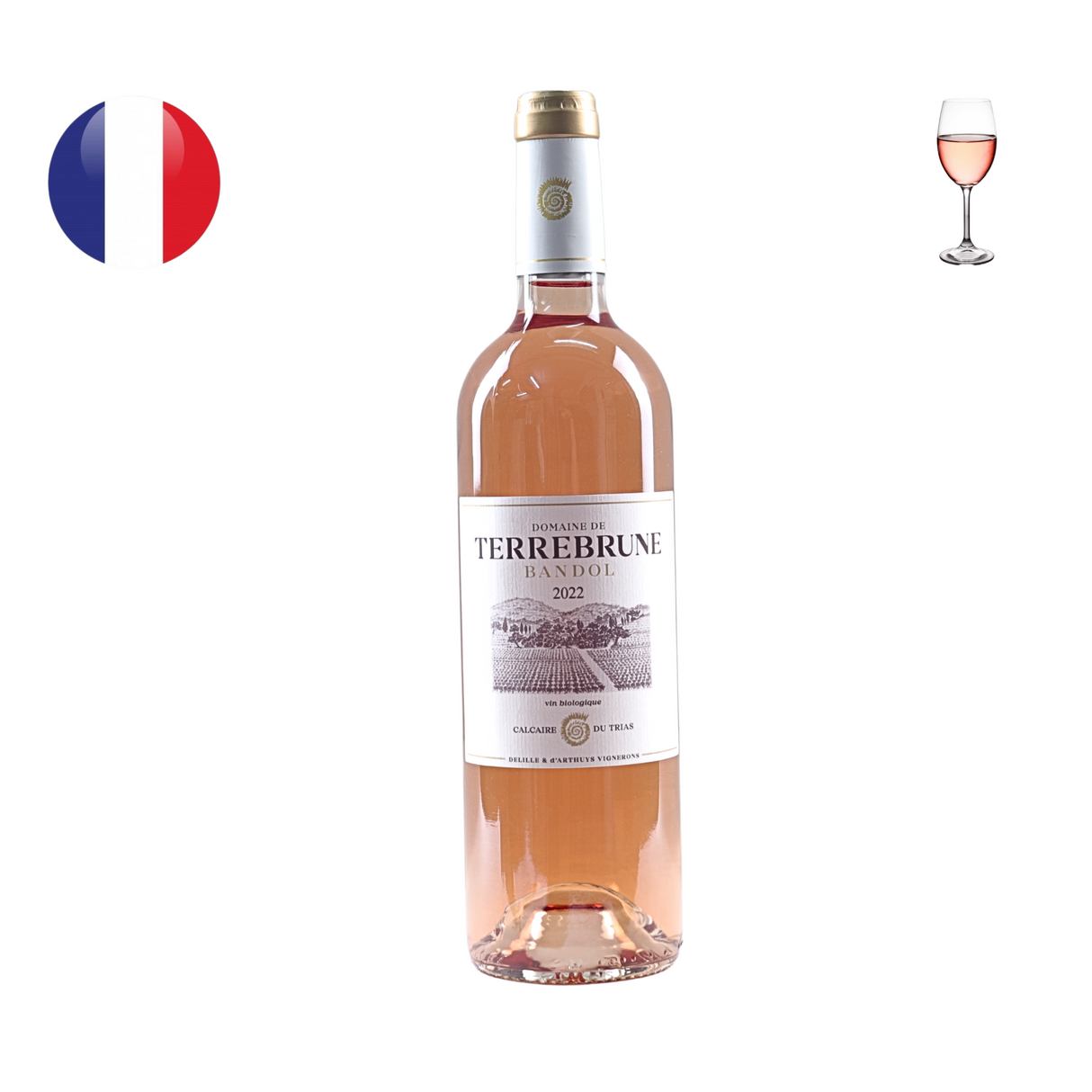 Domaine de Terrebrune Bandol Rose 2022