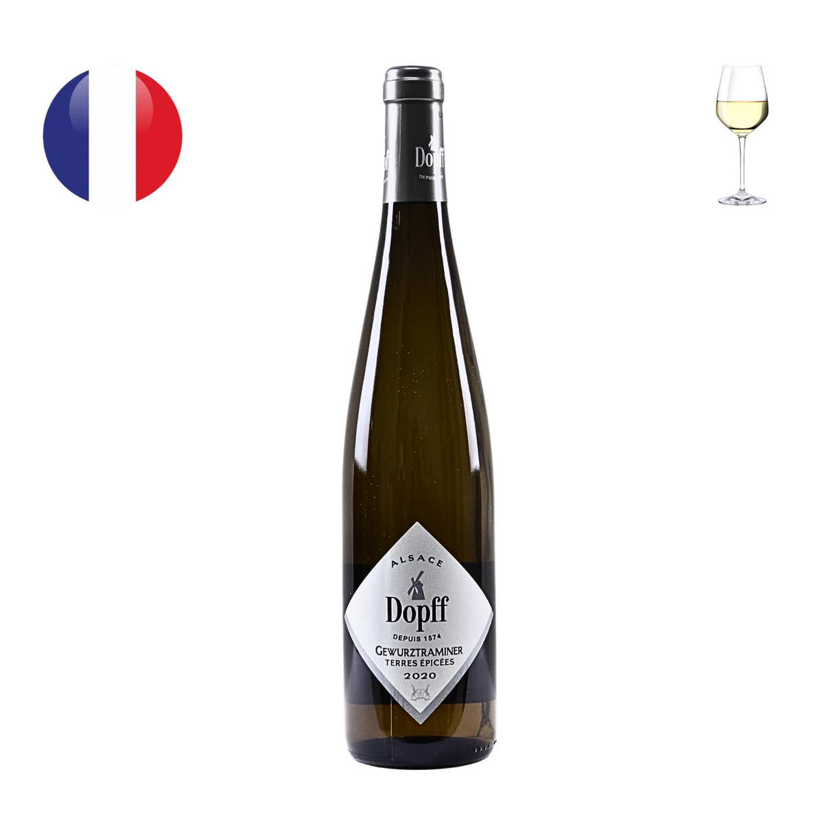 Dopff au Moulin Gewurztraminer Terres Epicees 2020