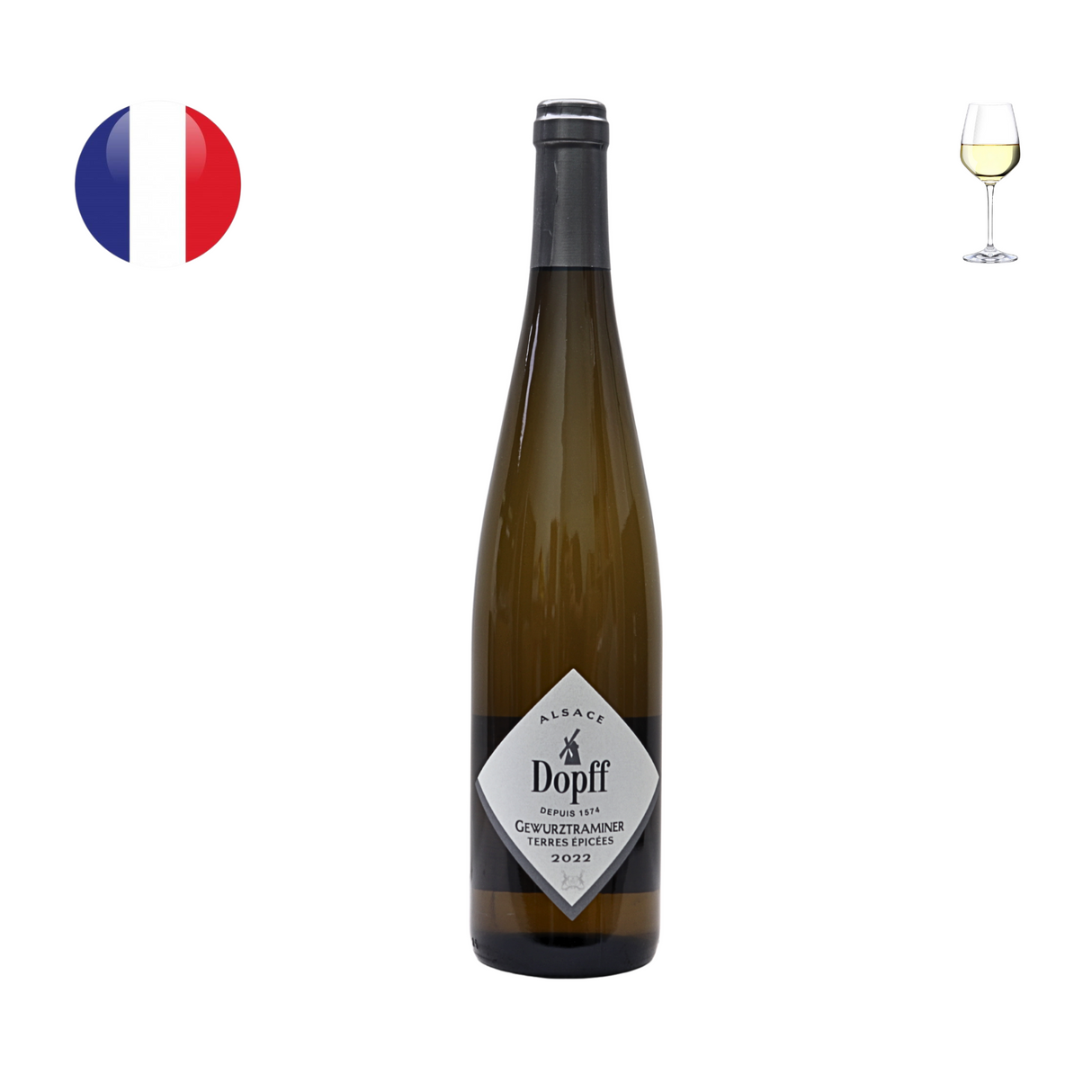 Dopff au Moulin Gewurztraminer Terres Epicees 2022,