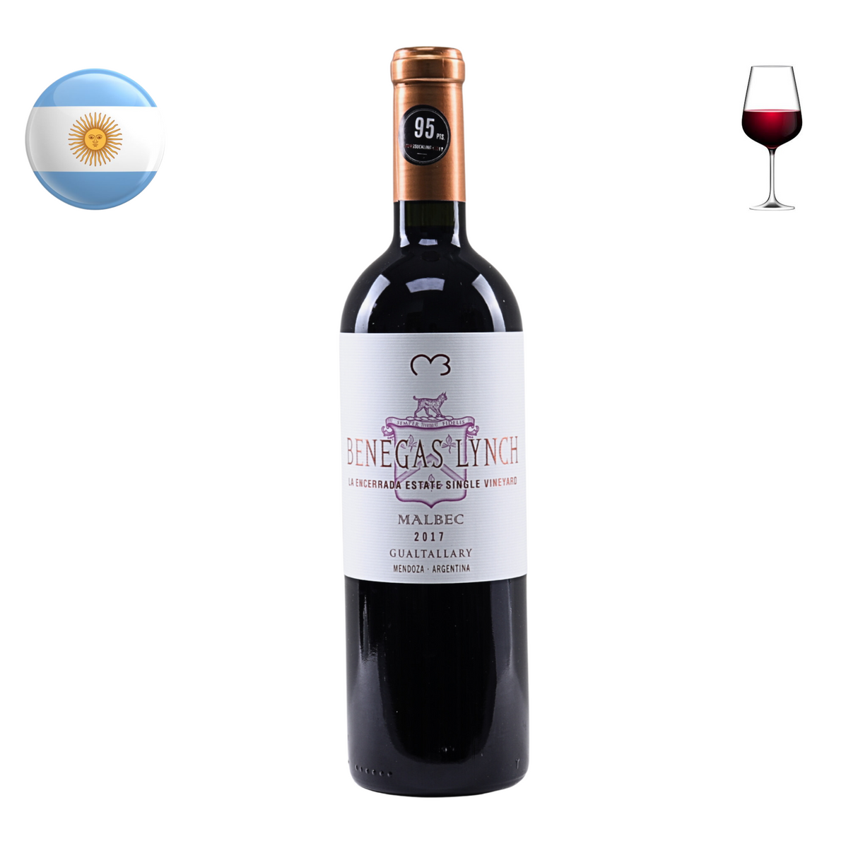Bodega Benegas 'Benegas Lynch' La Encerrada Estate Malbec 2017