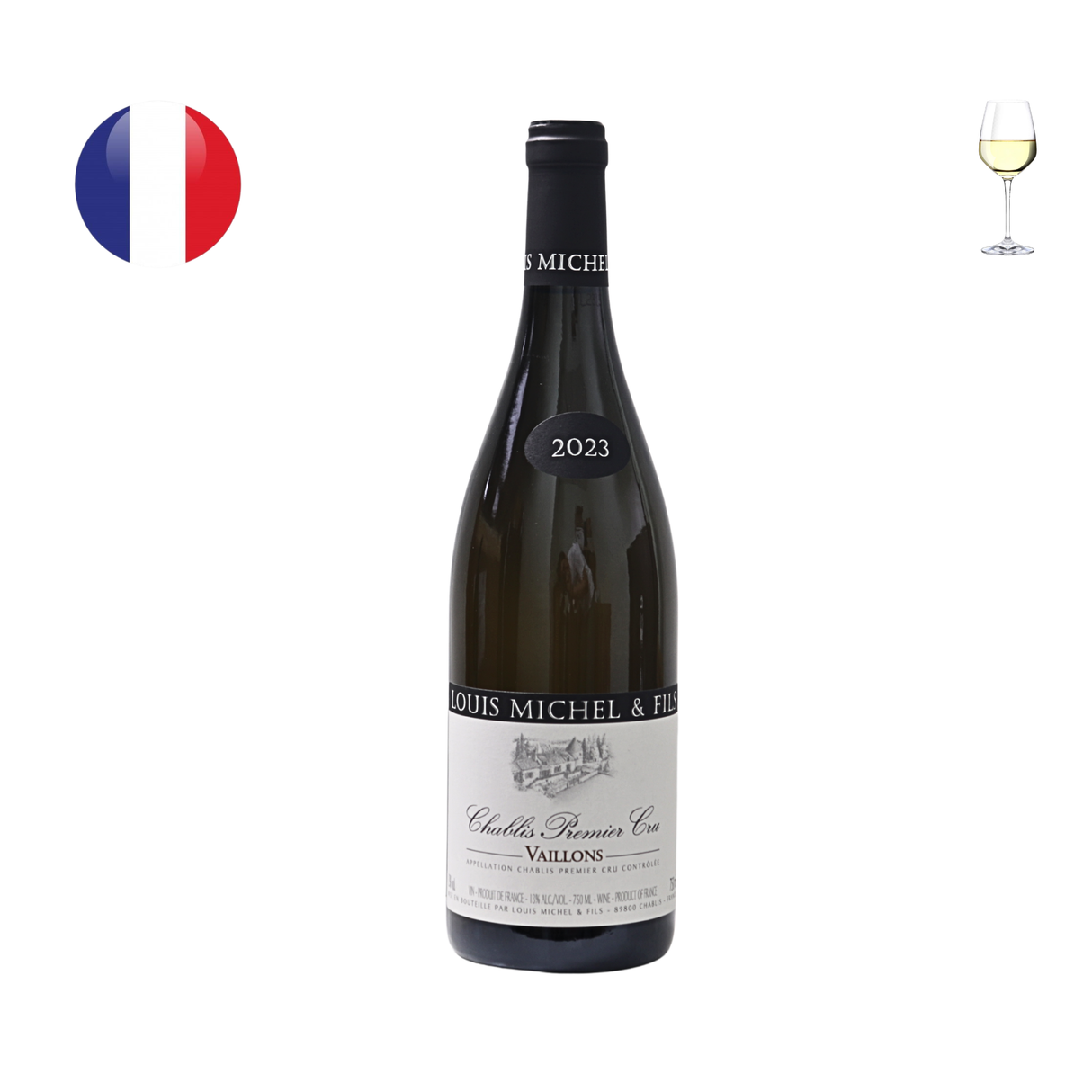 Domaine Louis Michel Chablis 1er Cru "Vaillons" 2023, 750ml