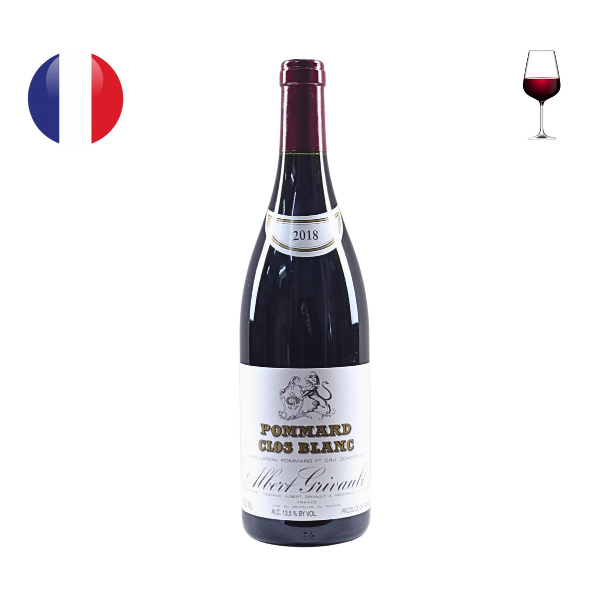 Domaine Albert Grivault Pommard 1er Cru "Clos Blanc" 2018