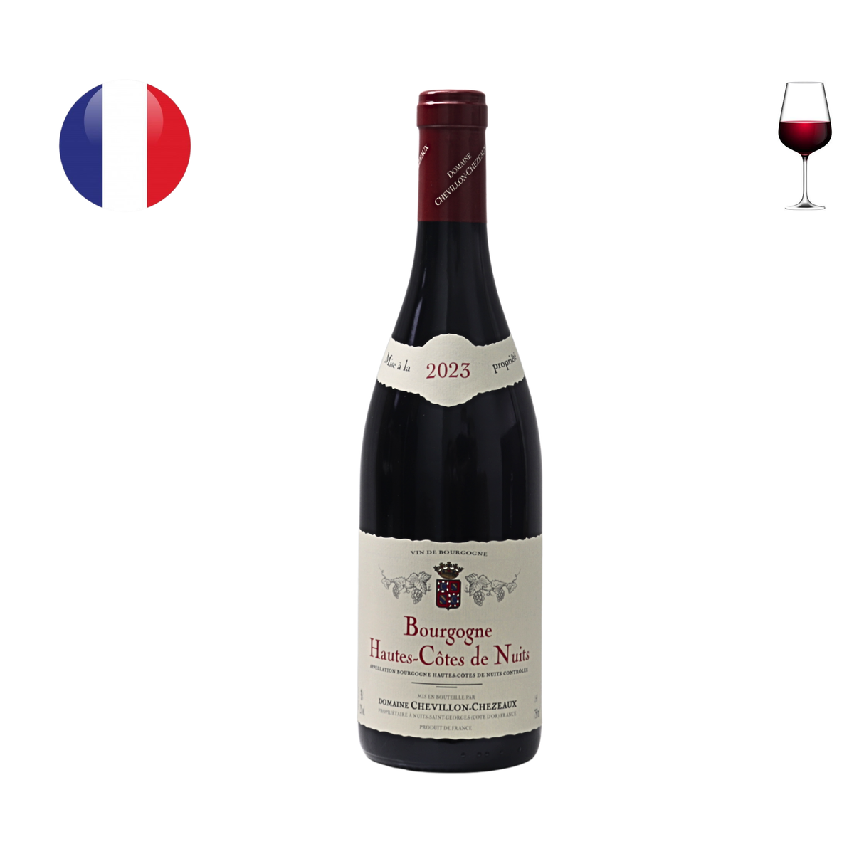 Domaine Chevillon Chezeaux Bourgogne Hautes Cotes de Nuits Rouge 2023, 750ml