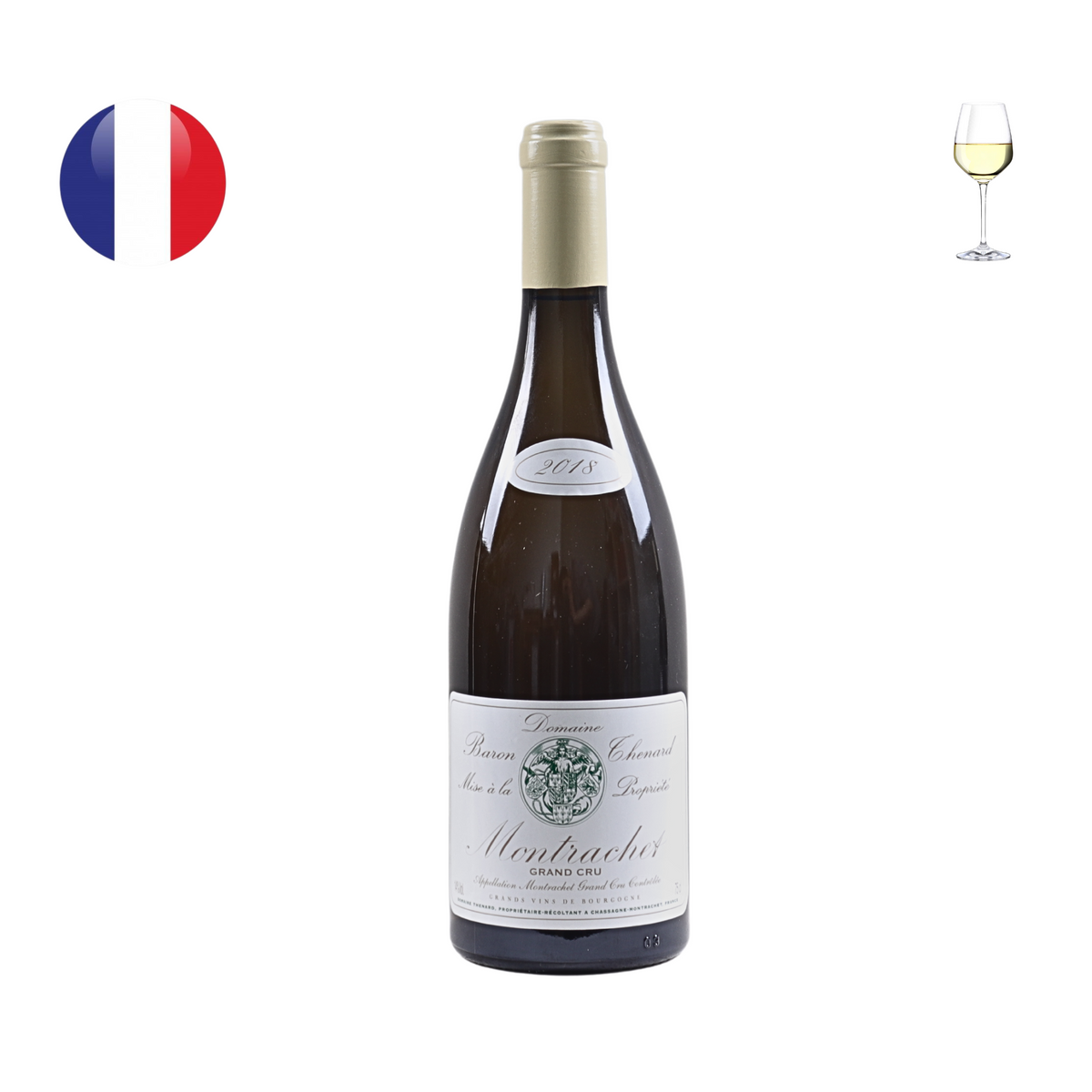 Domaine Baron Thenard Montrachet Grand Cru 2018, 750ml – Grape n Grain