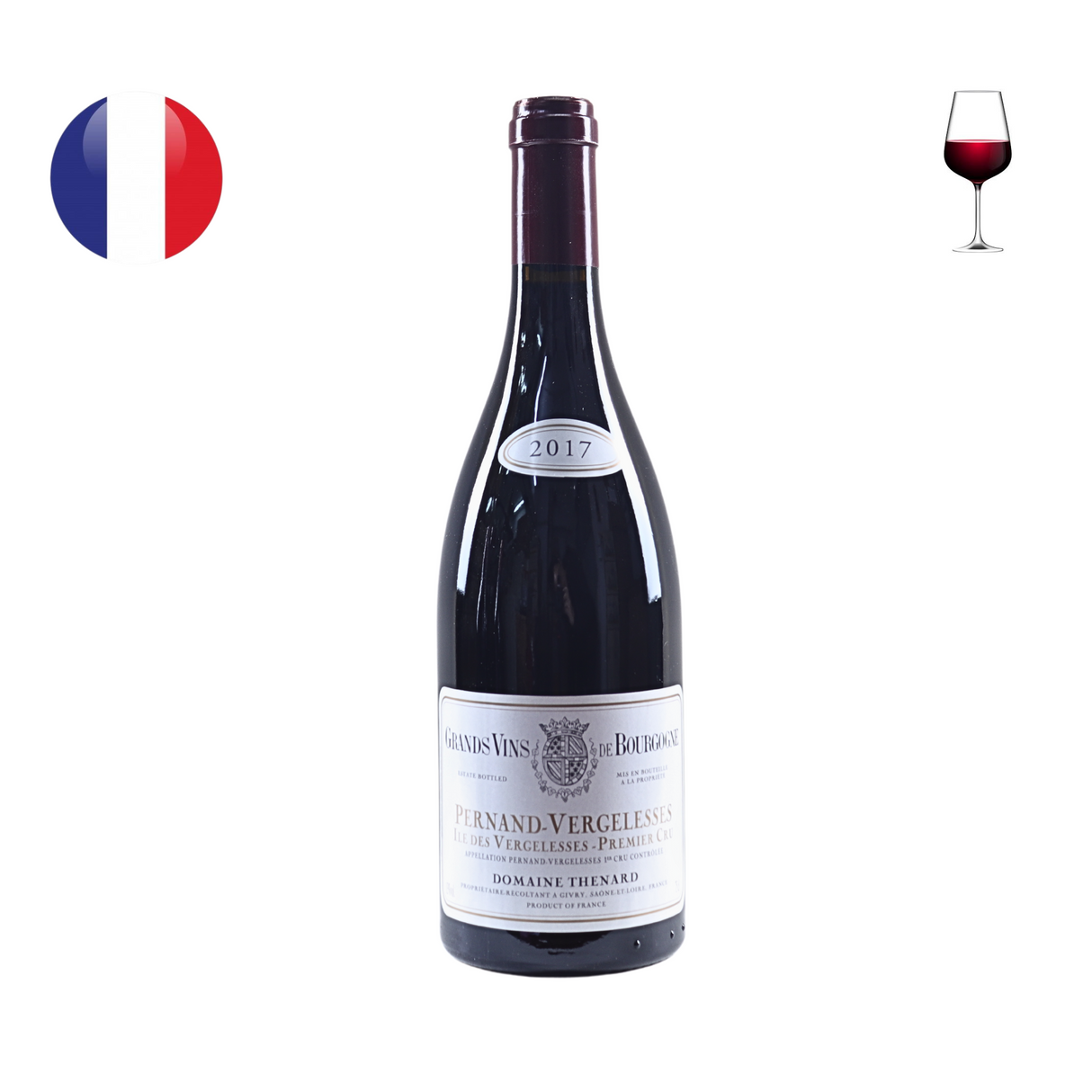 Domaine Baron Thenard Pernand Vergelesses 1er Cru "Ile des Vergelesses" Rouge 2017