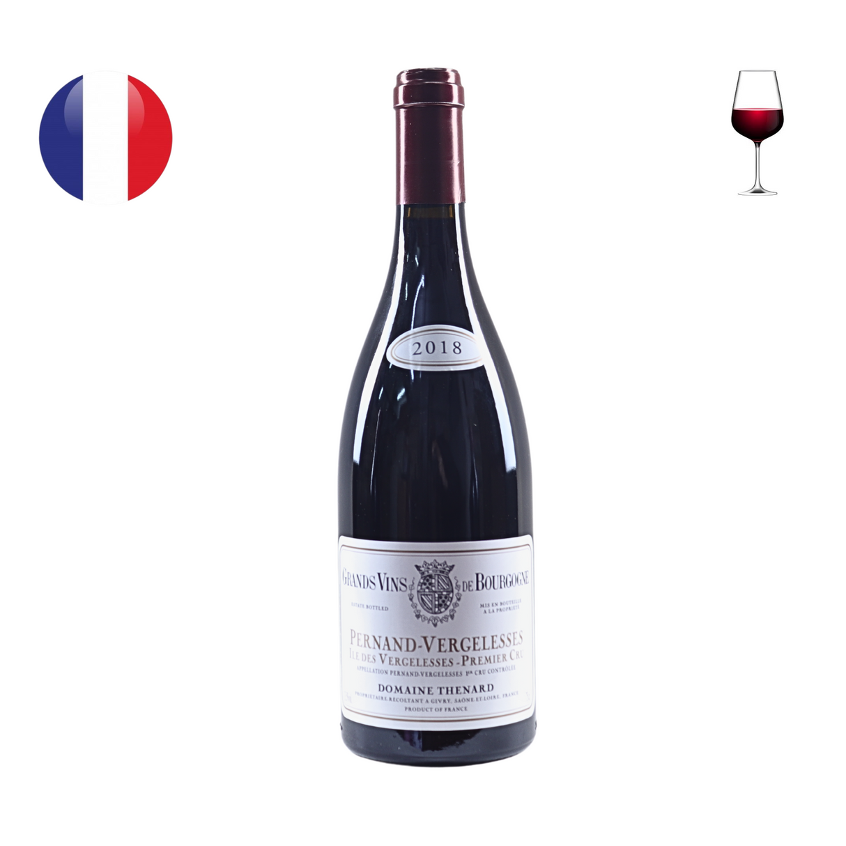 omaine Baron Thenard Pernand Vergelesses 1er Cru "Ile des Vergelesses" Rouge 2018