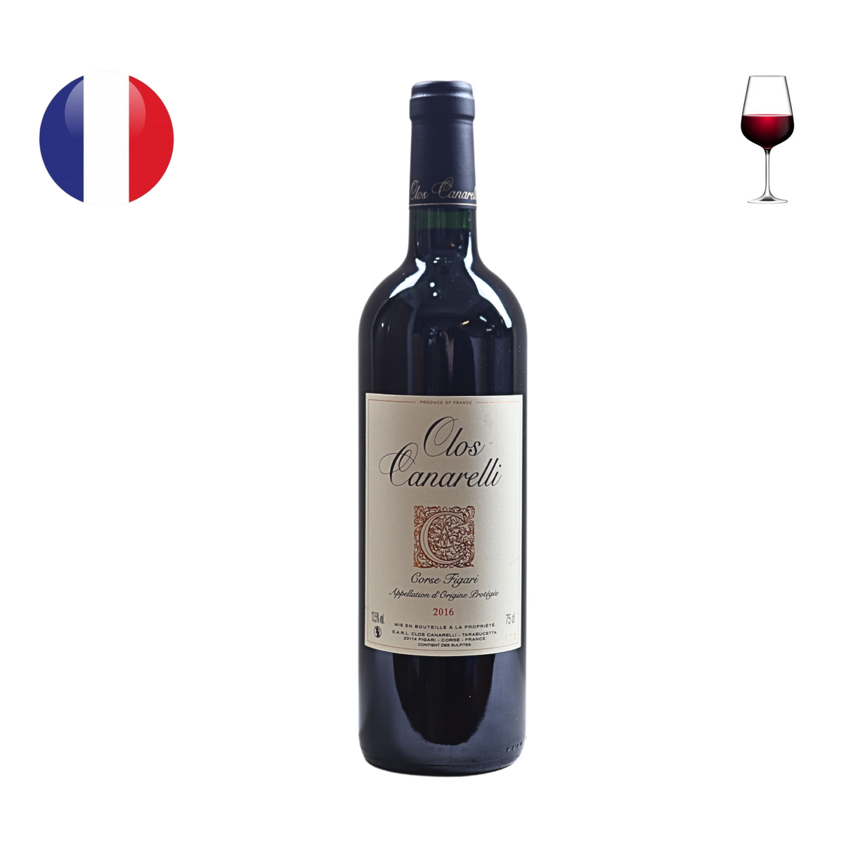 Clos Canarelli Corse Figari Rouge 2016