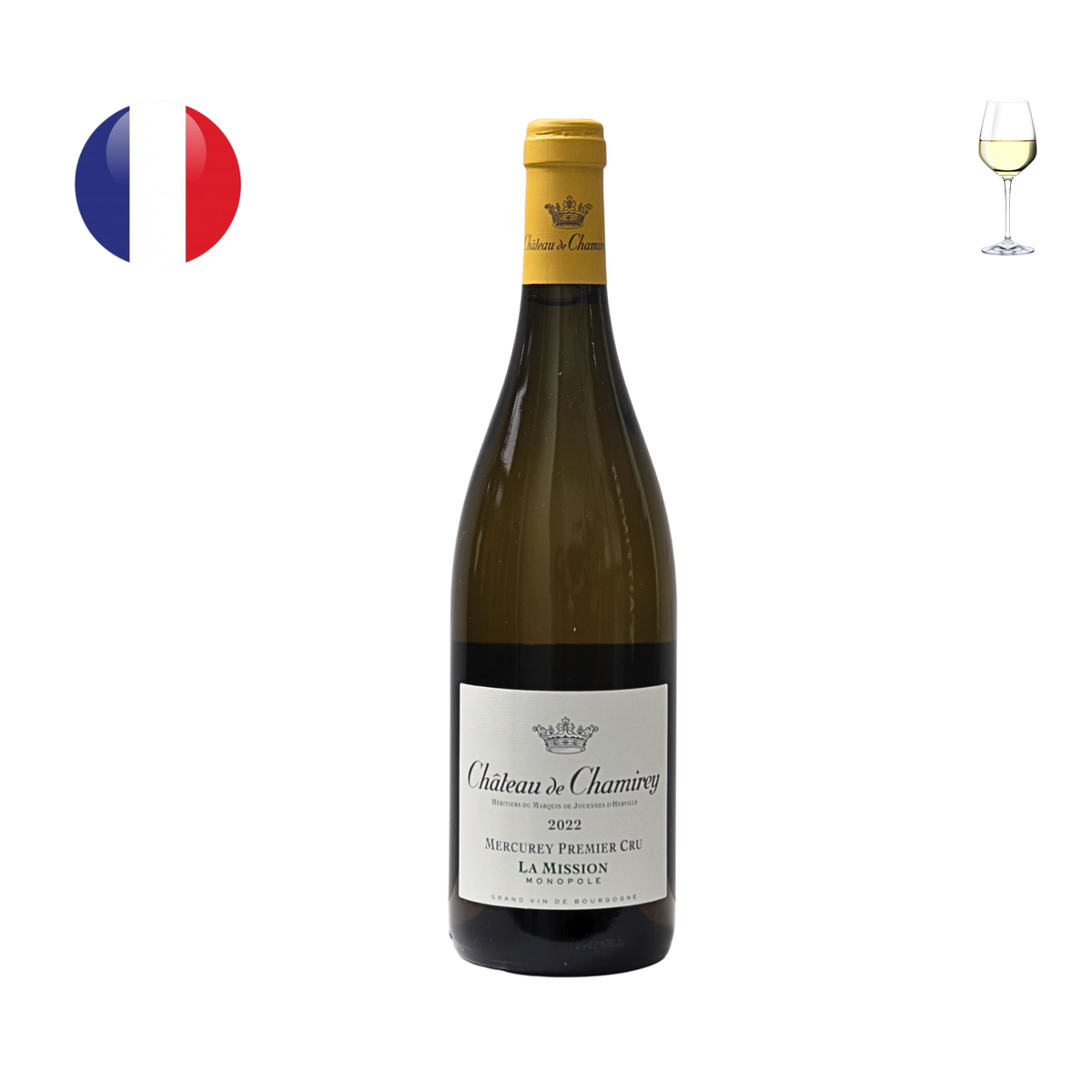 Chateau de Chamirey Mercurey 1er Cru "La Mission" Monopole Blanc 2022, 750ml