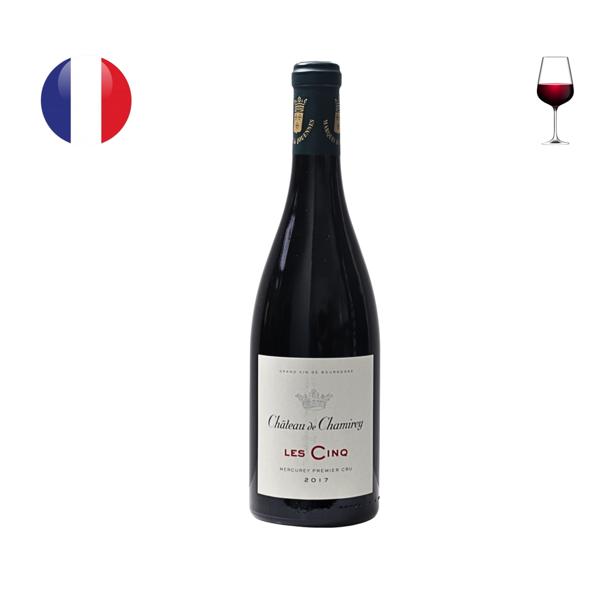 Chateau de Chamirey Mercurey 1er Cru "Les Cinq" 2017, 750ml