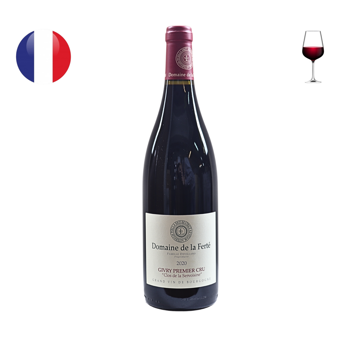 Domaine de la Ferte Givry 1er Cru "Servoisine" Rouge 2020