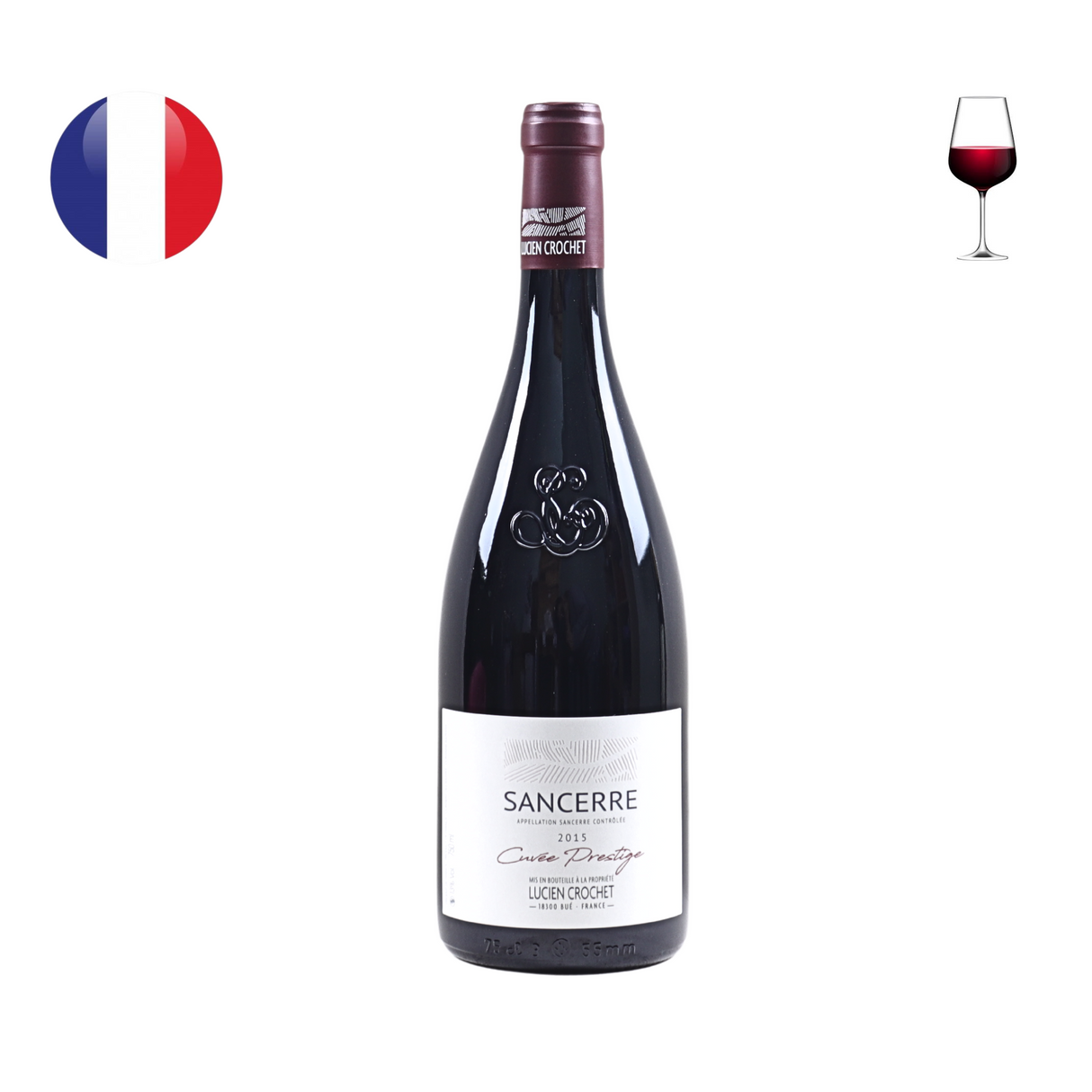Lucien Crochet Sancerre "Cuvee Prestige" Rouge 2015