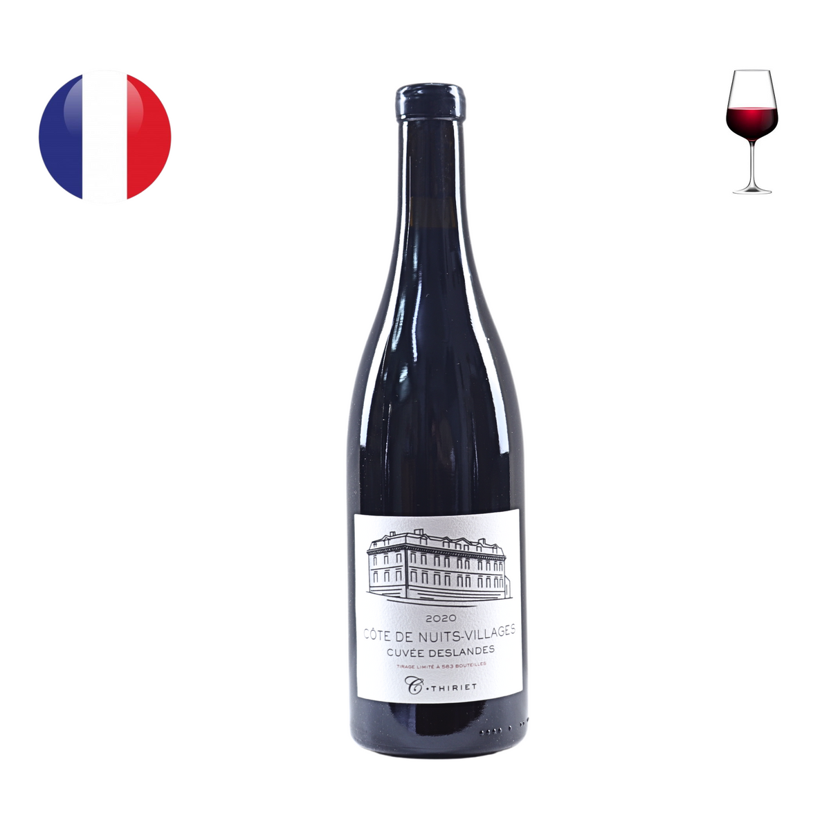 Maison Thiriet Cote de Nuits Villages "Deslandes" Rouge 2020