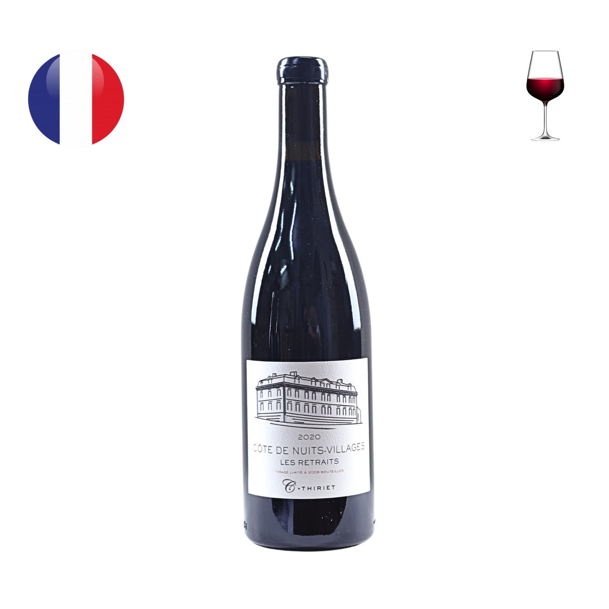 Maison Thiriet Cote de Nuits Villages "Les Retraits" Rouge 2020