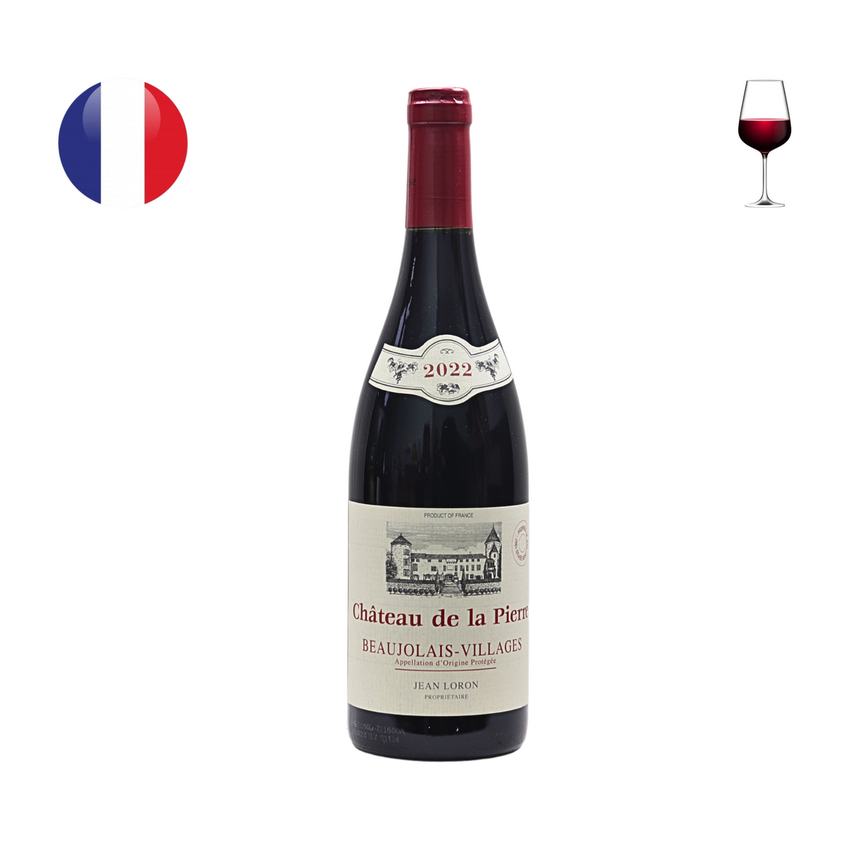 Chateau de la Pierre Beaujolais Villages 2022