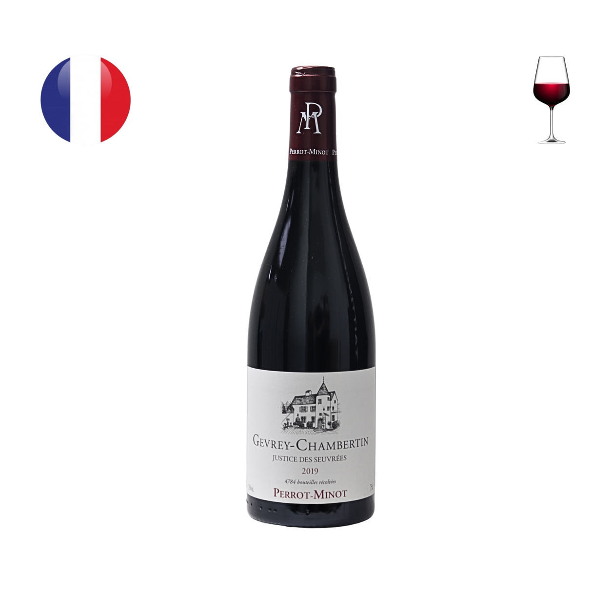 Domaine Perrot Minot Gevrey Chambertin "Justice des Seuvrees" 2019, 750ml