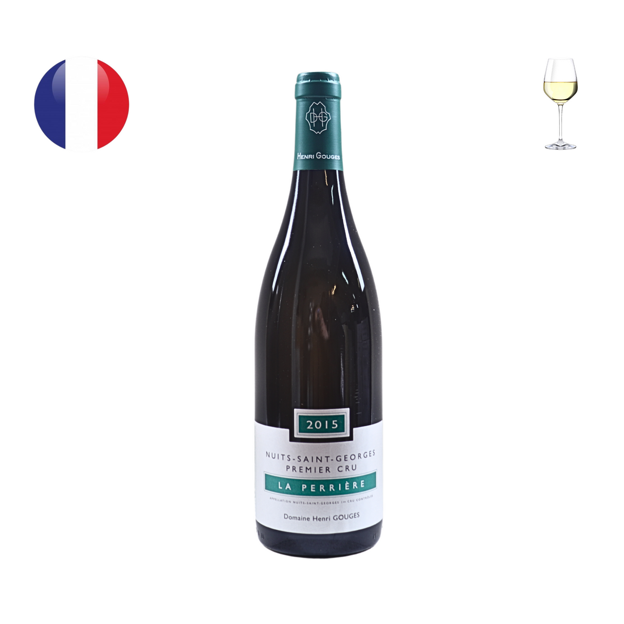 Domaine Henri Gouges Nuits St Georges 1er Cru "La Perriere" Blanc 2015