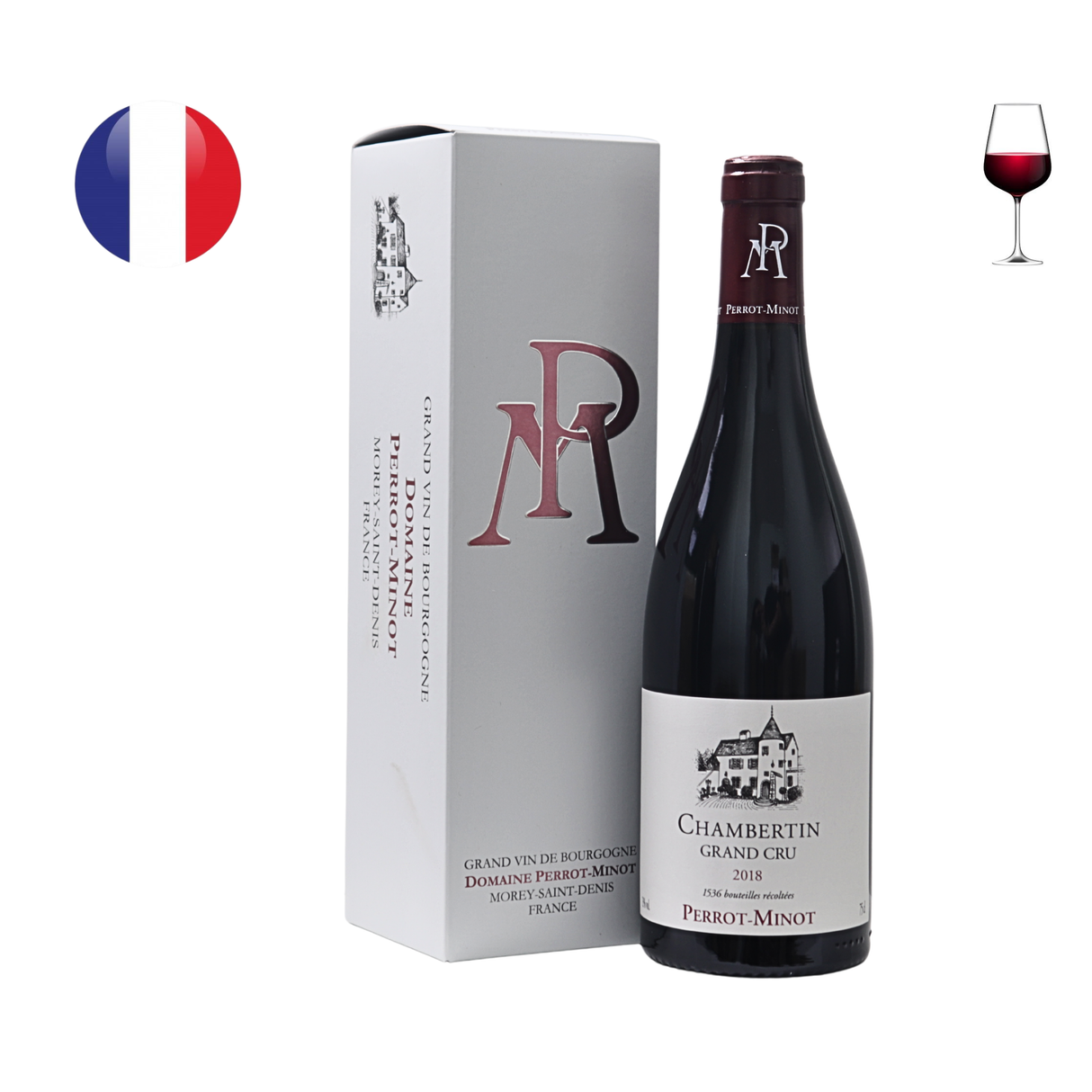 Domaine Perrot Minot Chambertin Grand Cru 2018, 750ml