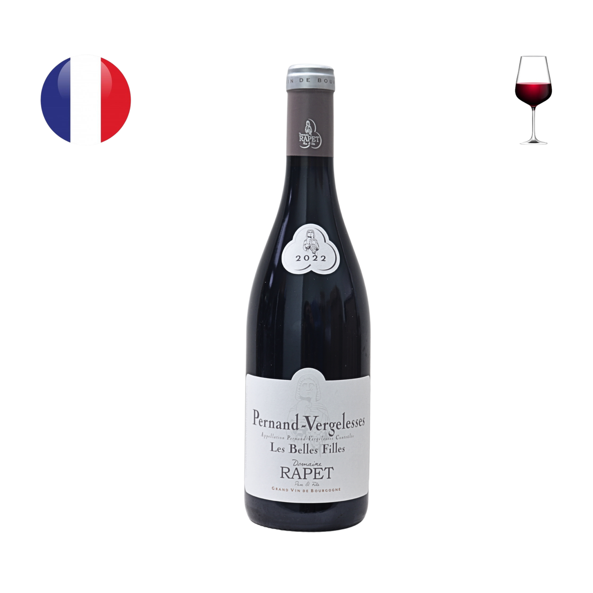 Domaine Rapet Pernand Vergelesses Rouge 2022, 750ml