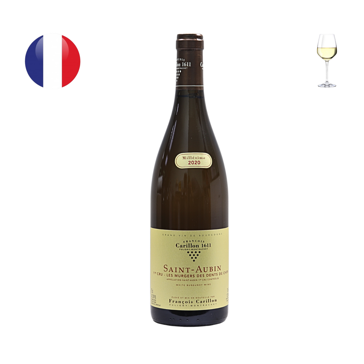 Domaine Francois Carillon St Aubin 1er Cru "Les Murgers des Dents de Chien" 2020